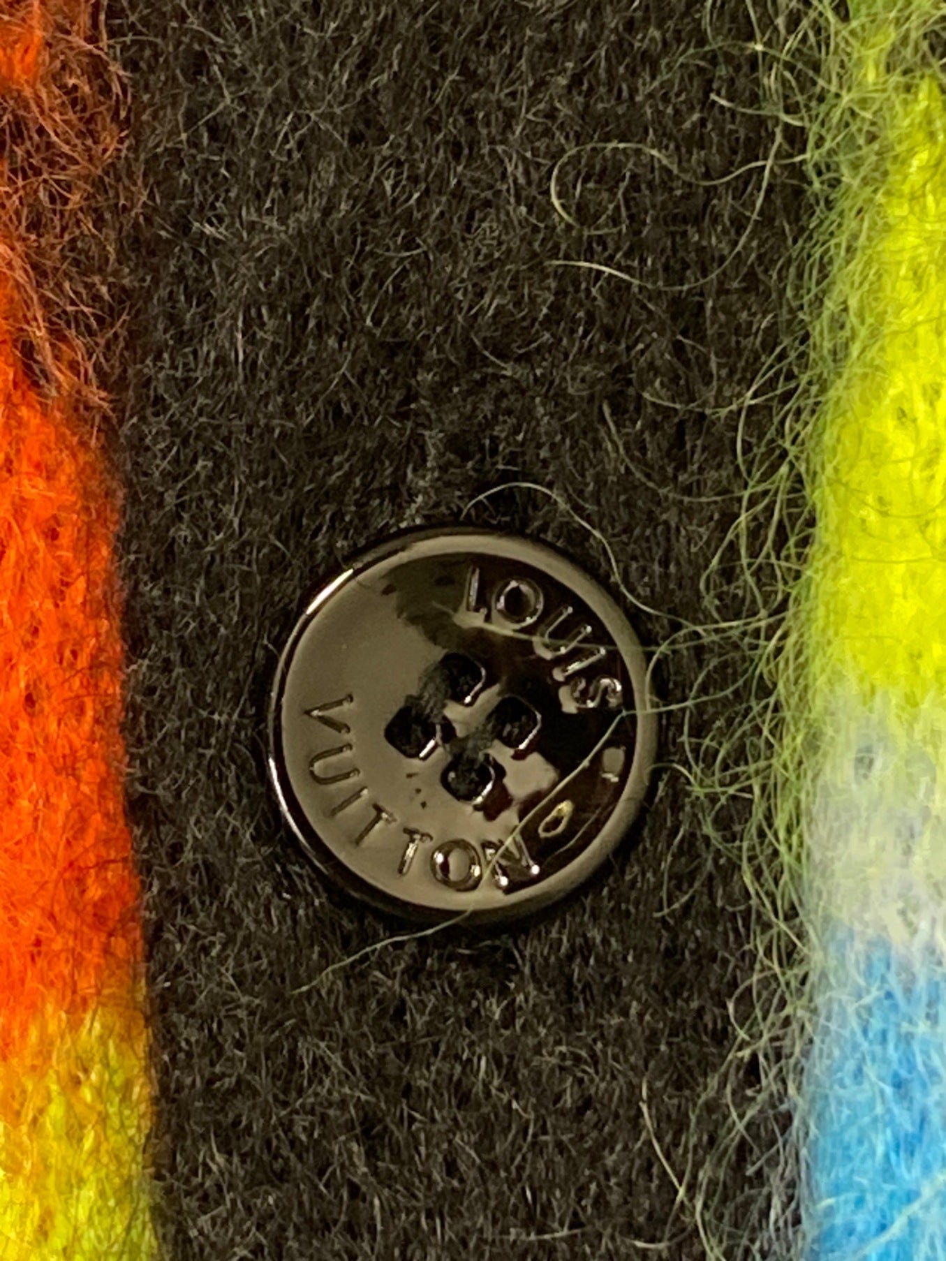 [Pre-owned] LOUIS VUITTON Monogram mohair cardigan HNN05WNE5