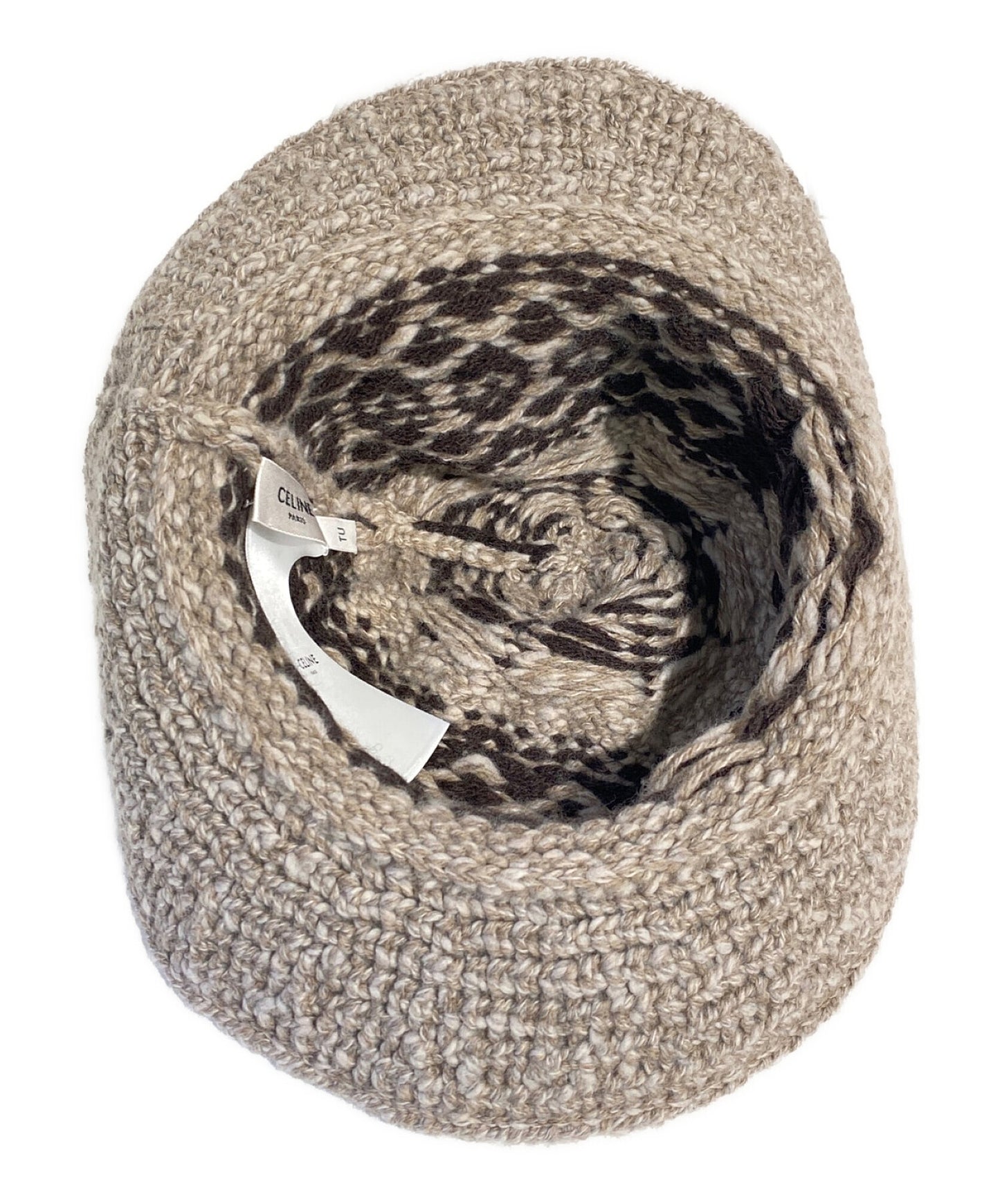 [Pre-owned] CELINE Trionf Crochet Hat 2AD2A824V.18TP