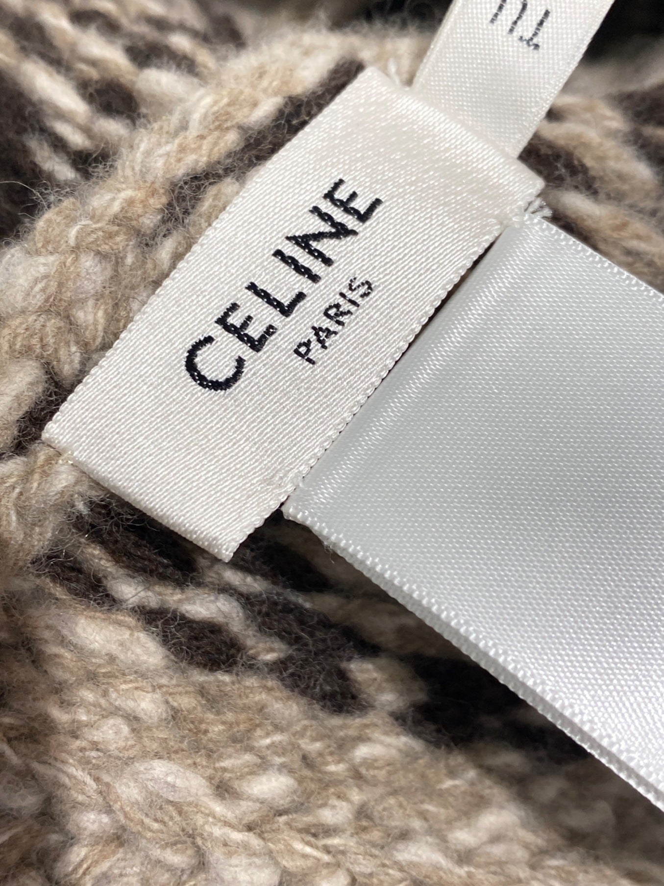[Pre-owned] CELINE Trionf Crochet Hat 2AD2A824V.18TP
