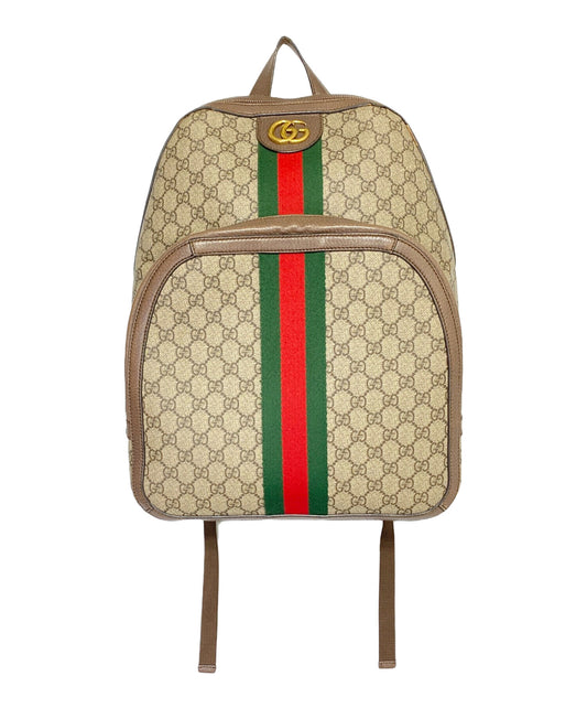 [Pre-owned] GUCCI Off-Deer GG Medium Backpack 547967