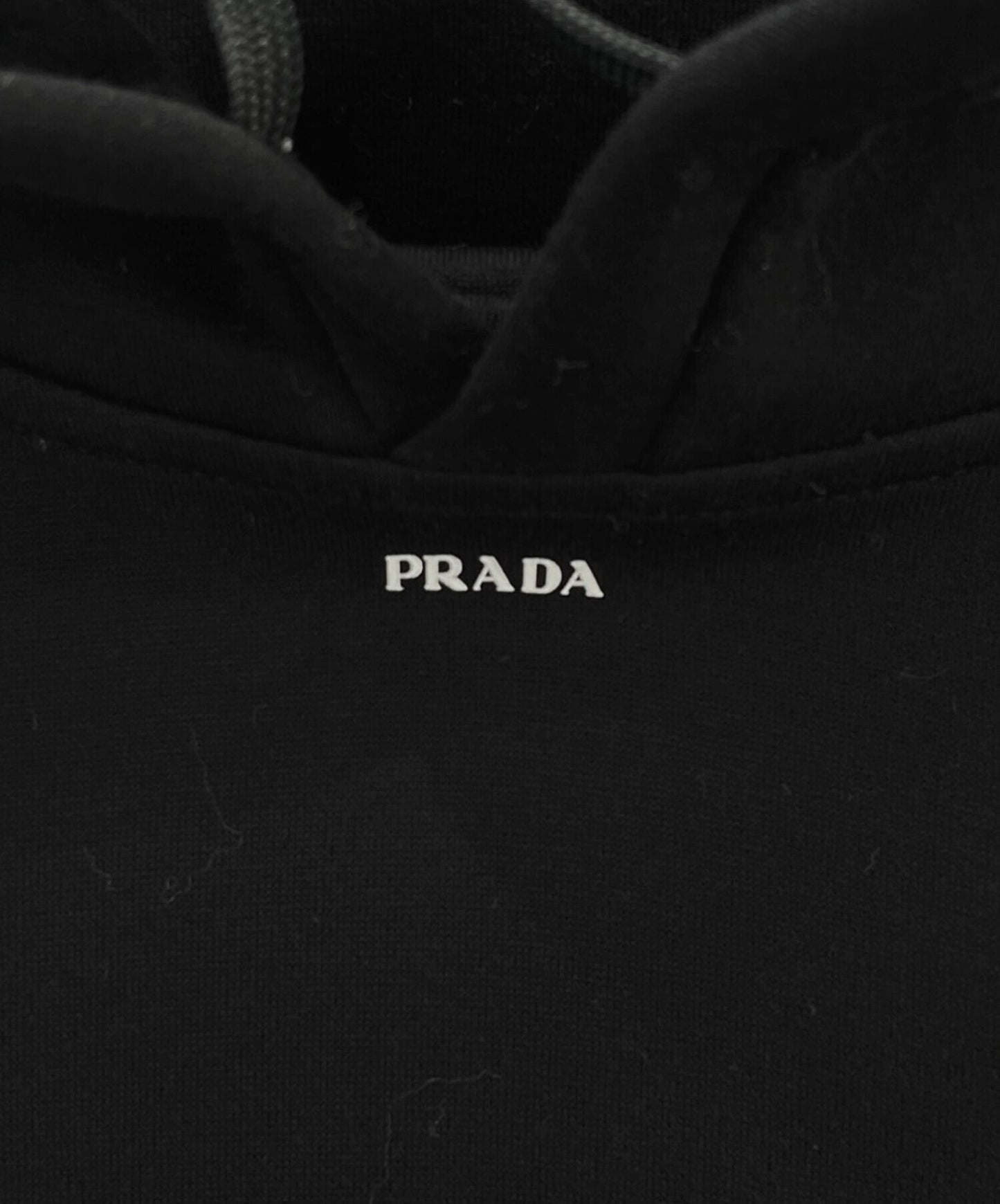 [Pre-owned] PRADA Technical Cotton Logo Hoodie/Logo Sweatshirt Pullover Hoodie/Hoodie UJL84A S231 110Q