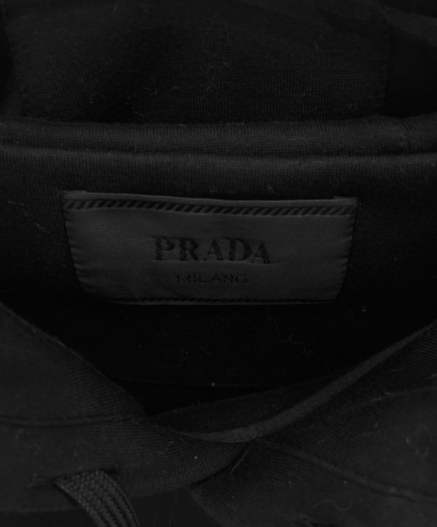 [Pre-owned] PRADA Technical Cotton Logo Hoodie/Logo Sweatshirt Pullover Hoodie/Hoodie UJL84A S231 110Q