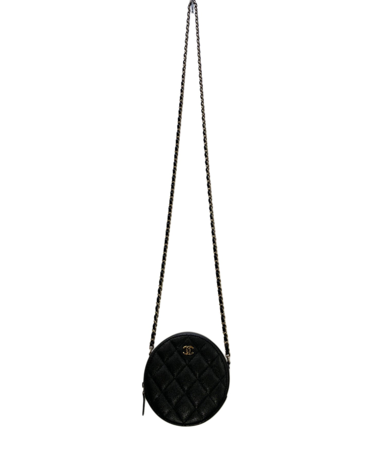 [Pre-owned] CHANEL Matelassé Chain Shoulder Round Bag