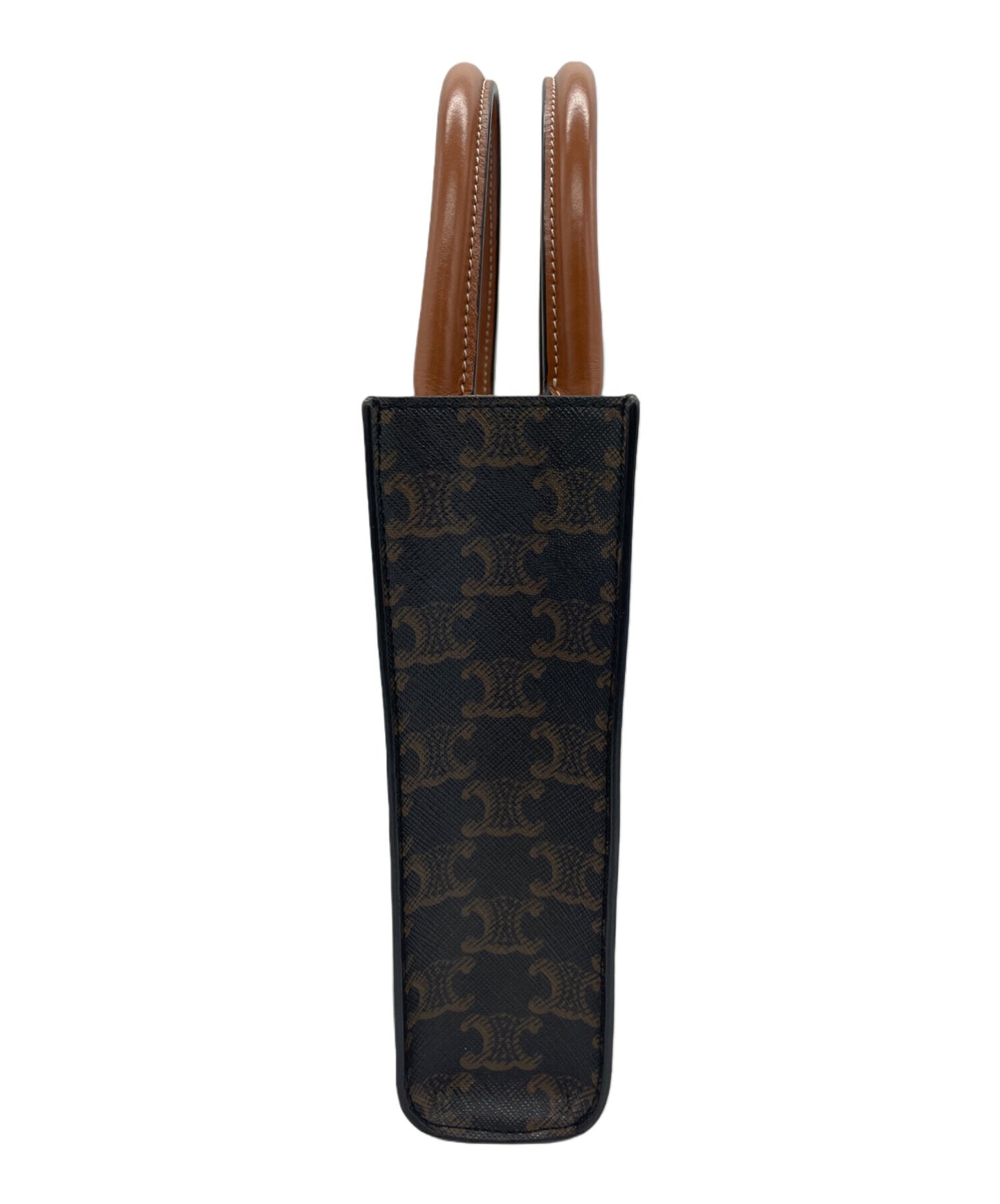 [Pre-owned] CELINE Mini Shoulder Bag Trionf Canvas Mini Vertical Hippo