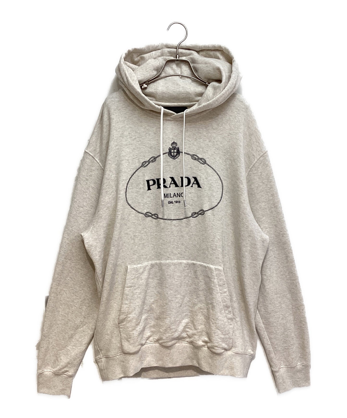 [Pre-owned] PRADA Embroidery Logo Hoodie UJL24B S232 13IQ