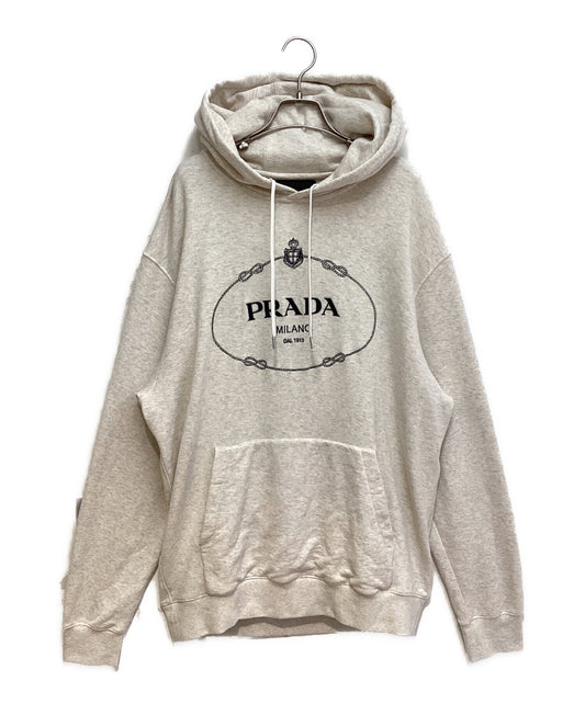 [Pre-owned] PRADA Embroidery Logo Hoodie UJL24B S232 13IQ