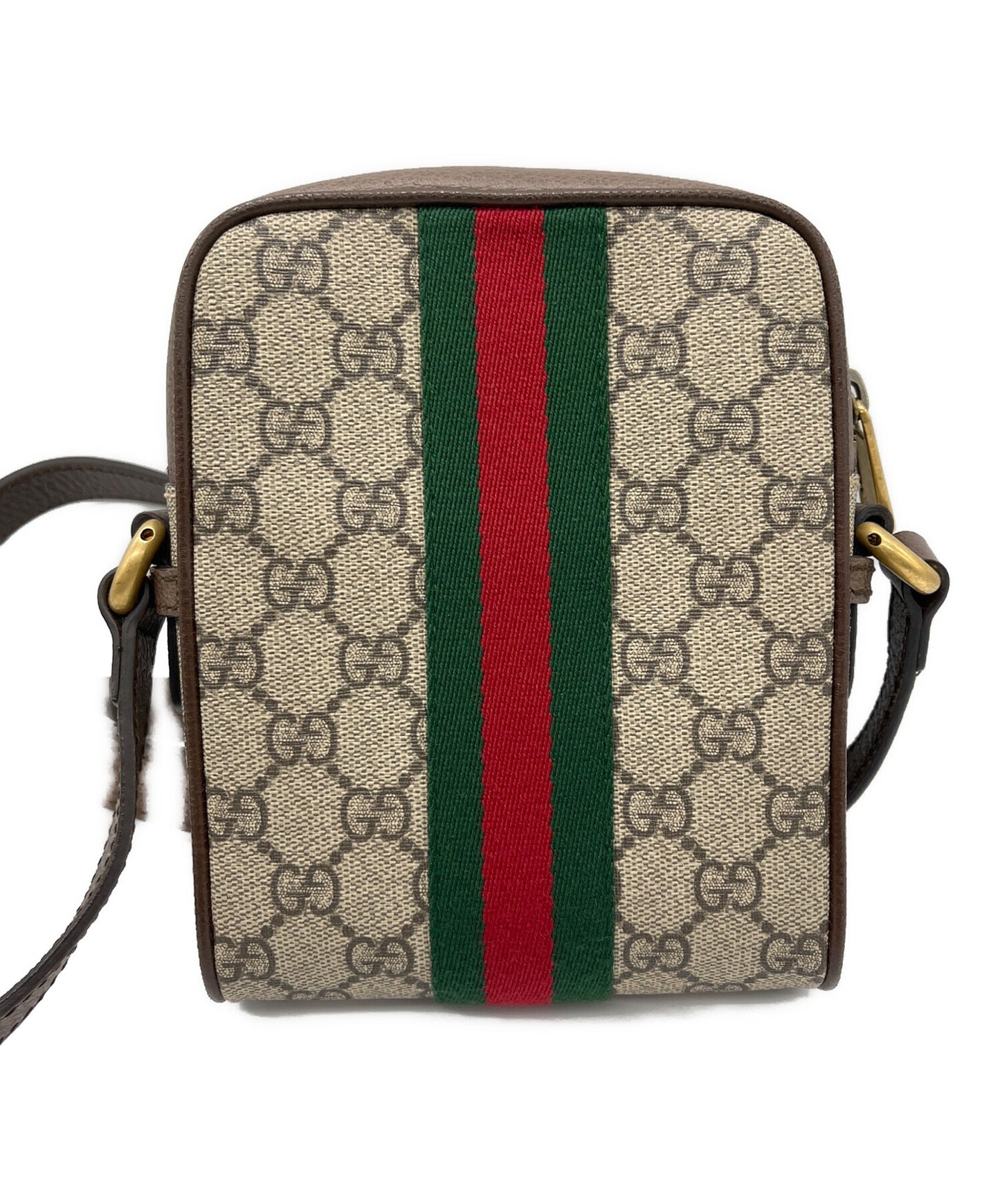 [Pre-owned] GUCCI GG Supreme / Off Deer / Shoulder Bag 598127