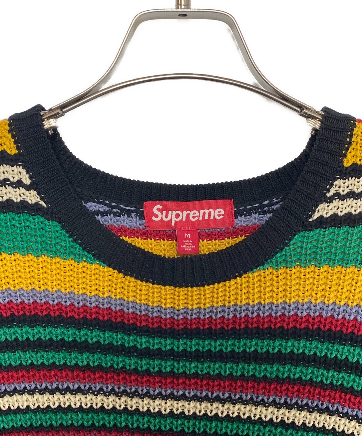 [Pre-owned] SUPREME Small Box Ribbed Sweater