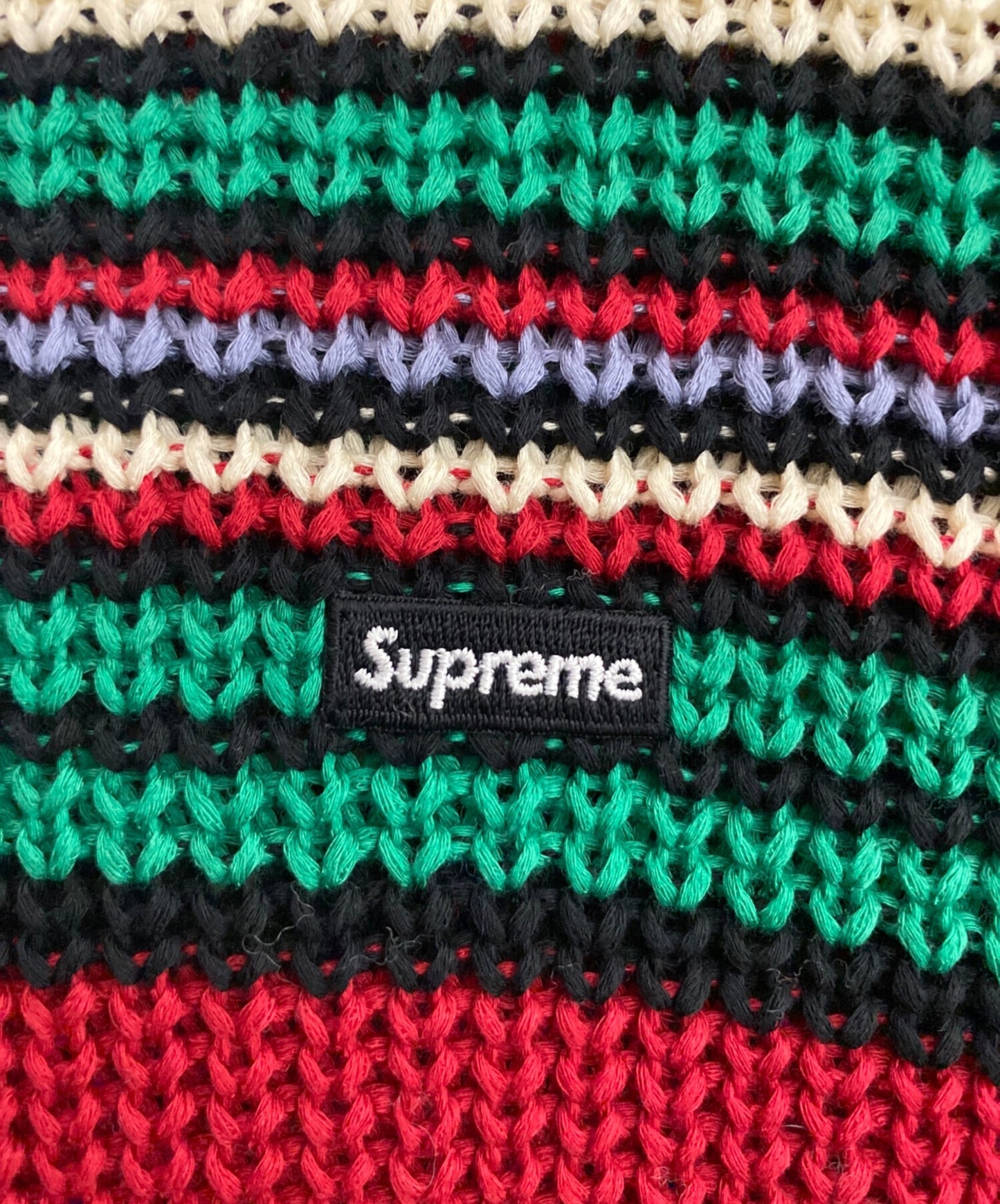 [Pre-owned] SUPREME Small Box Ribbed Sweater