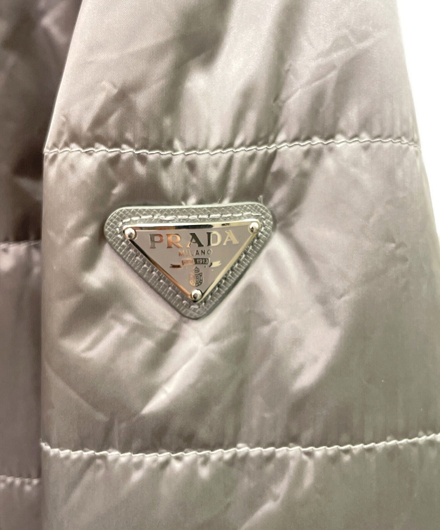 [Pre-owned] PRADA quilted hooded jacket/nylon jacket/blouson/light outerwear/outerwear/ 291511 r191 1dab