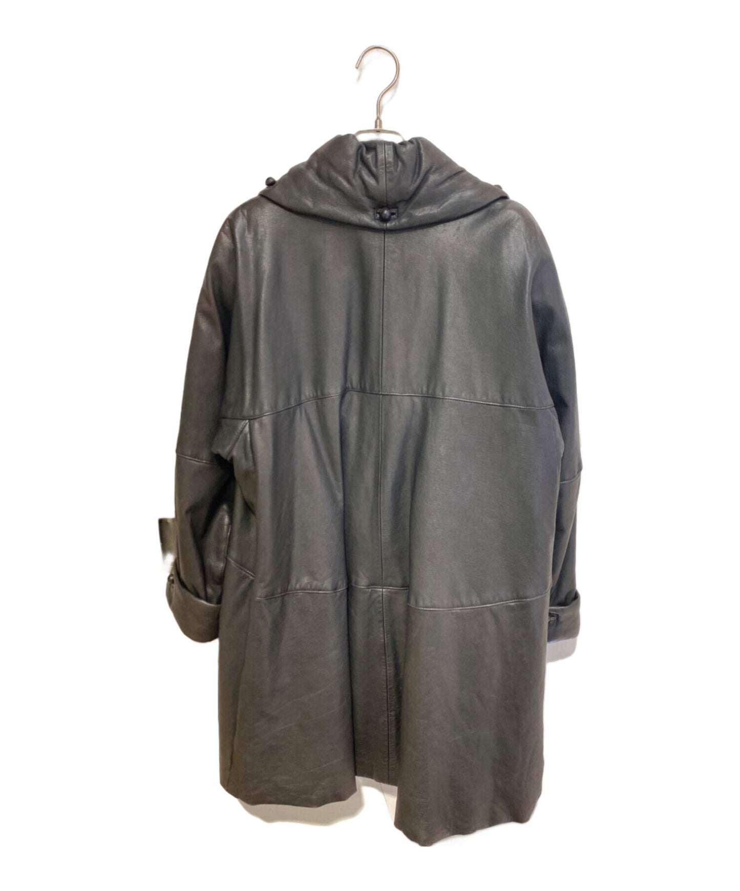 [Pre-owned] ISSEY MIYAKE Leather shawl jacket JQ63039