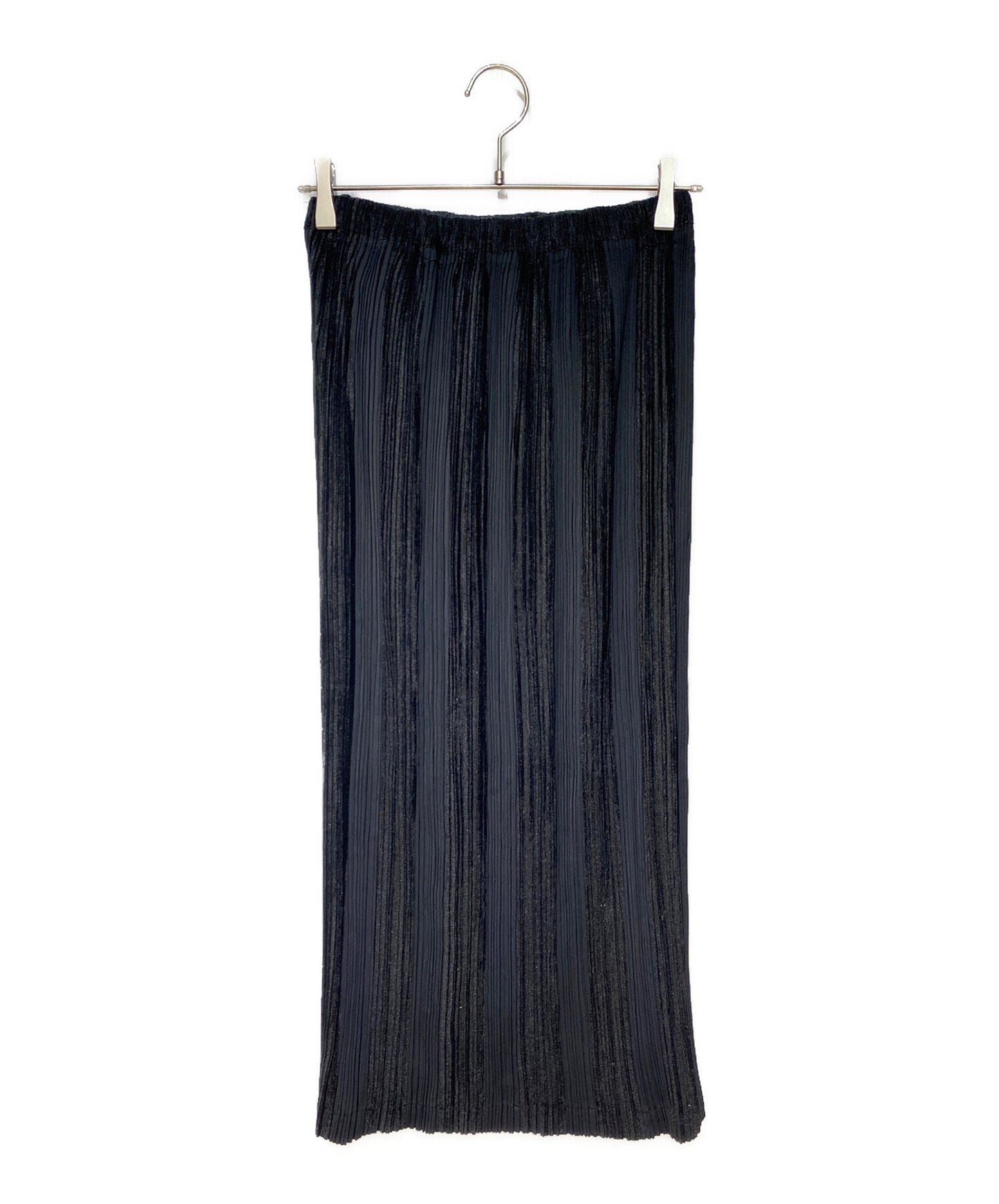 [Pre-owned] ISSEY MIYAKE Velour Pleated Skirt IM53-FG913