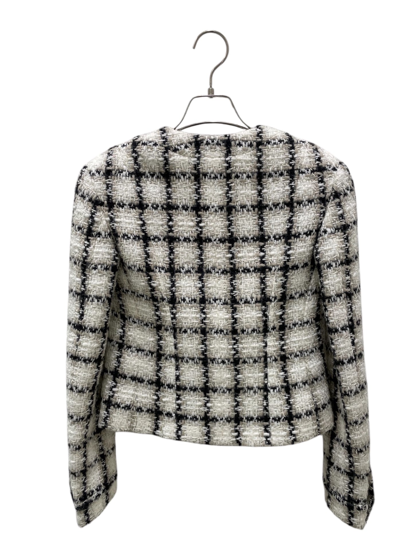 [Pre-owned] CHANEL Coco Button Tweed Check Jacket P62411V47773