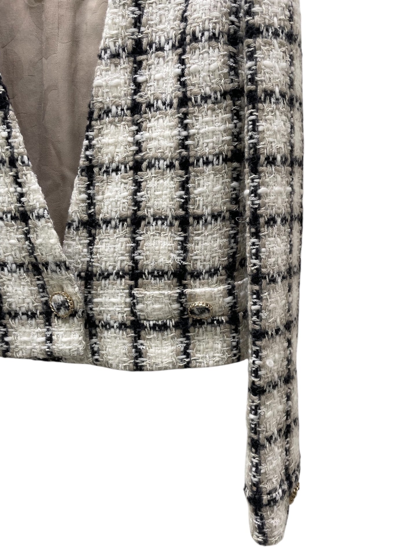 [Pre-owned] CHANEL Coco Button Tweed Check Jacket P62411V47773
