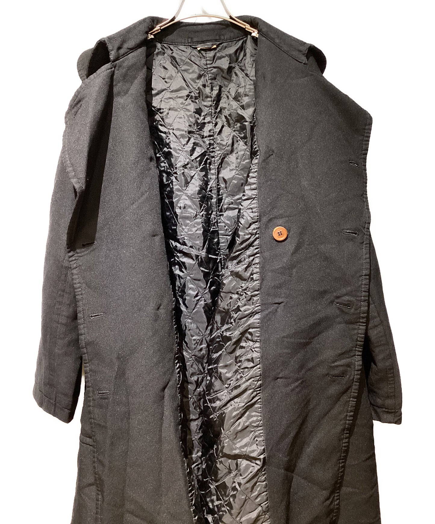 [Pre-owned] COMME des GARCONS poly shrunken oversized coat GN-C005