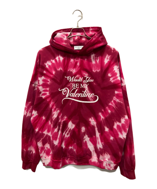 [Pre-owned] BALENCIAGA Crack Print Tie-dye Pullover Hoodie 675003