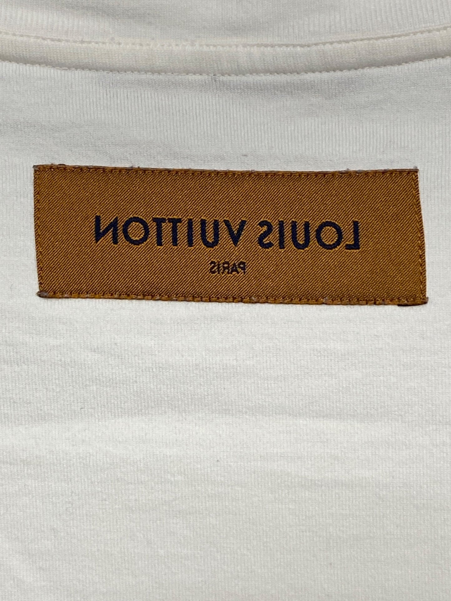 [Pre-owned] LOUIS VUITTON Logo Embossed T-Shirt RM212M DT3 HLY22W