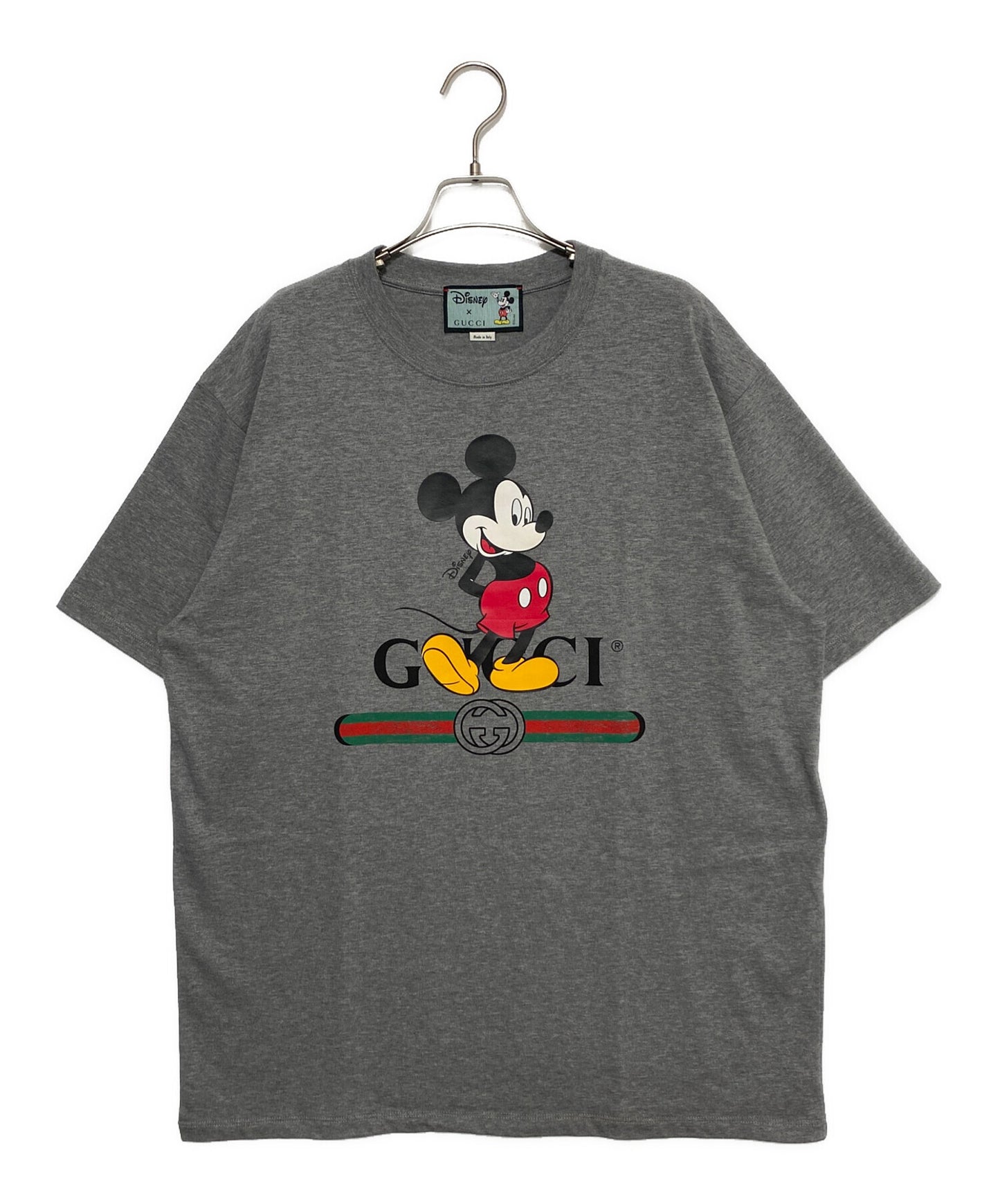 [Pre-owned] GUCCI Mickey Logo T-Shirt 565806 XJB67