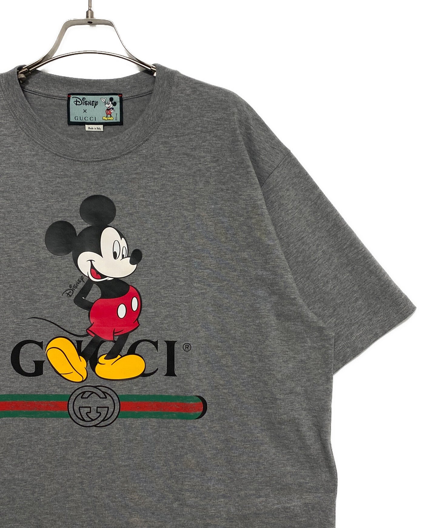 [Pre-owned] GUCCI Mickey Logo T-Shirt 565806 XJB67