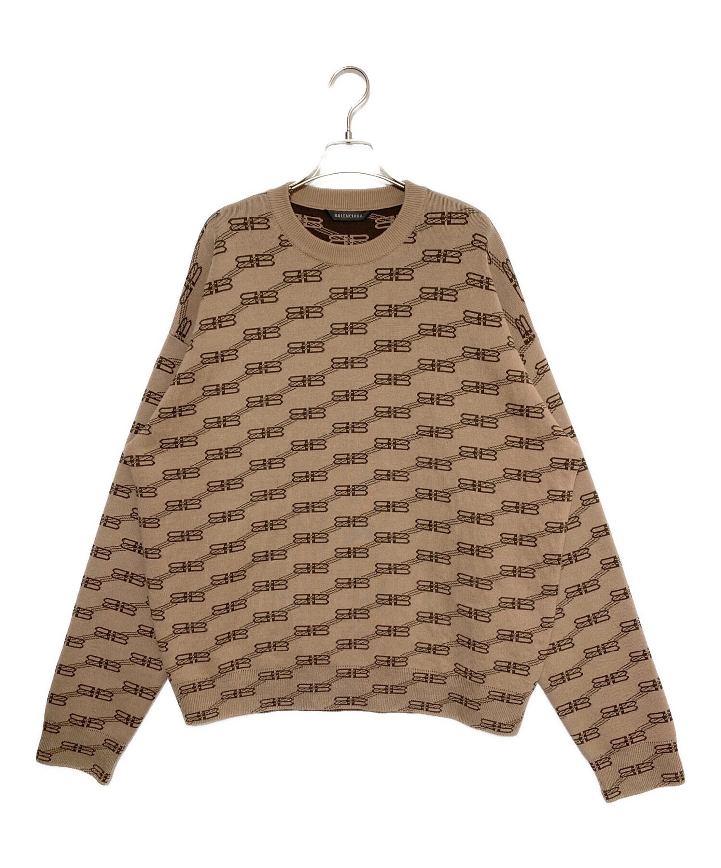 [Pre-owned] BALENCIAGA BB Logo Knit 733859 T3253