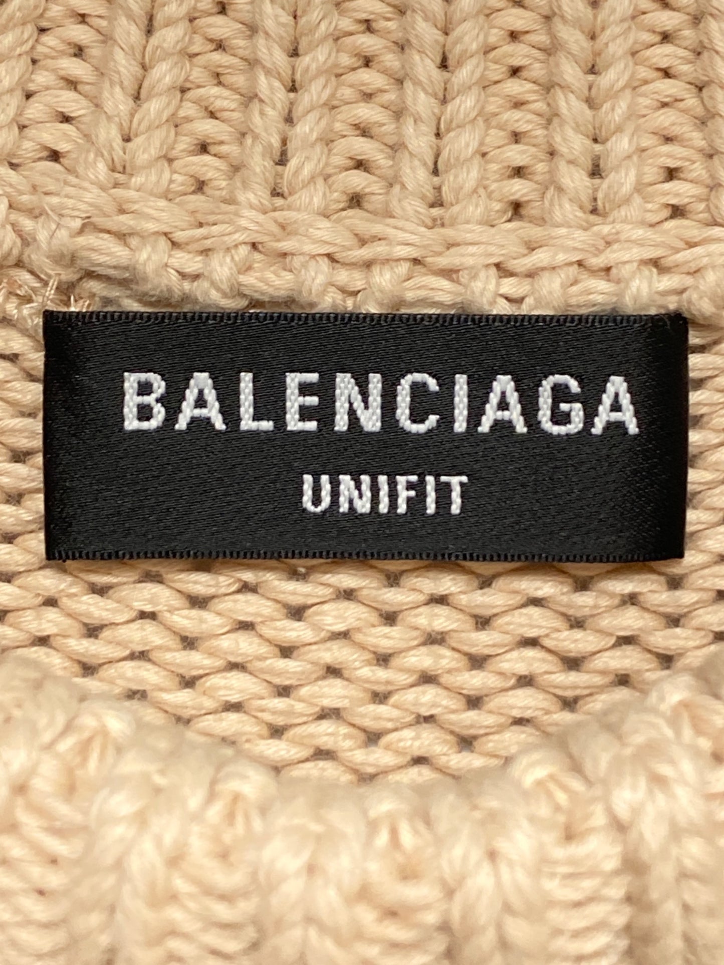 [Pre-owned] BALENCIAGA Embroidery oversized knit 664369 T3211