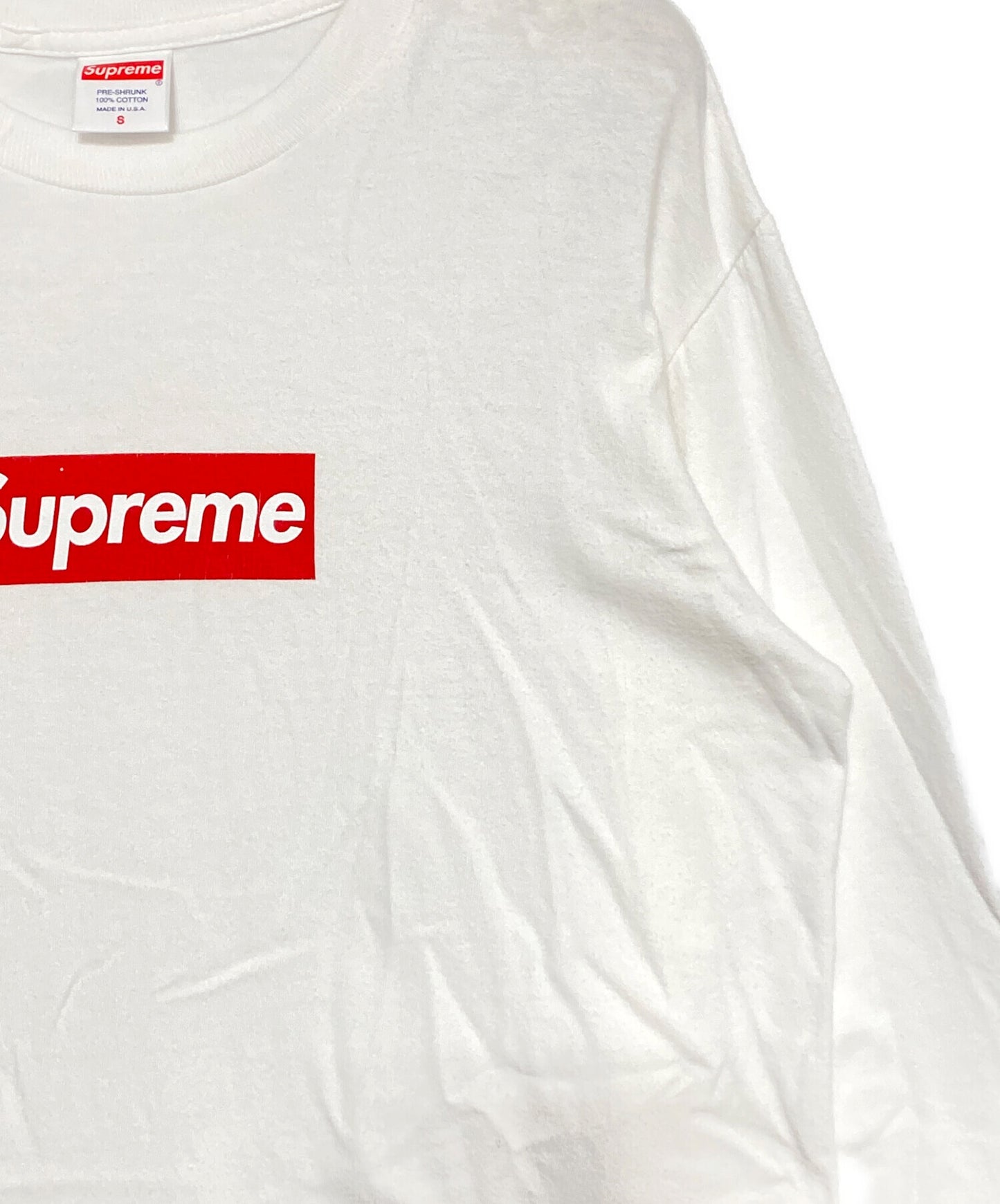 [Pre-owned] SUPREME Box Logo L/S Tee ( Box Logo Long Sleeve Tee )