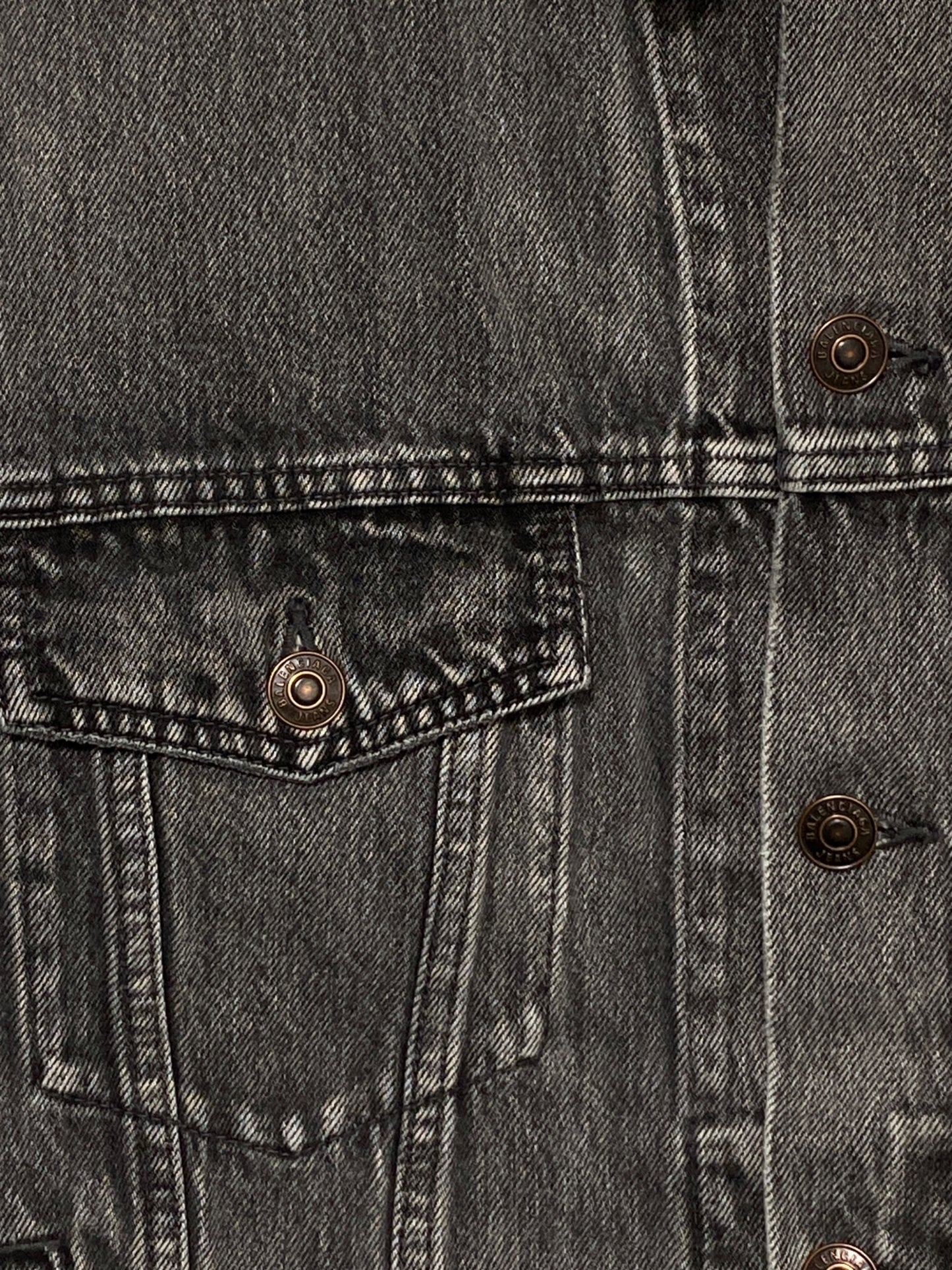 [Pre-owned] BALENCIAGA Back Logo Denim Jacket 557351 TBP47