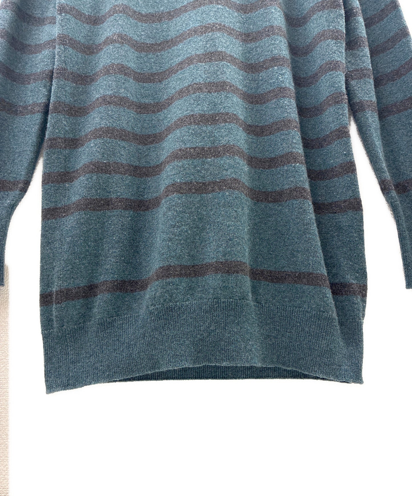 [Pre-owned] CHANEL Coco Mark Turnlock Border Knit / P41974K03184 / 2011 / Knit Dress / Coco Mark / CC Mark / Mini Dress P41974K03184