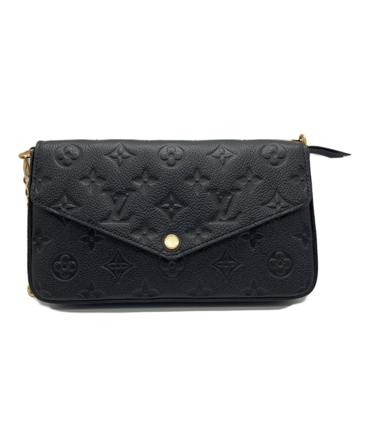 [Pre-owned] LOUIS VUITTON Monogram Amplant Pochette Felicie M64064