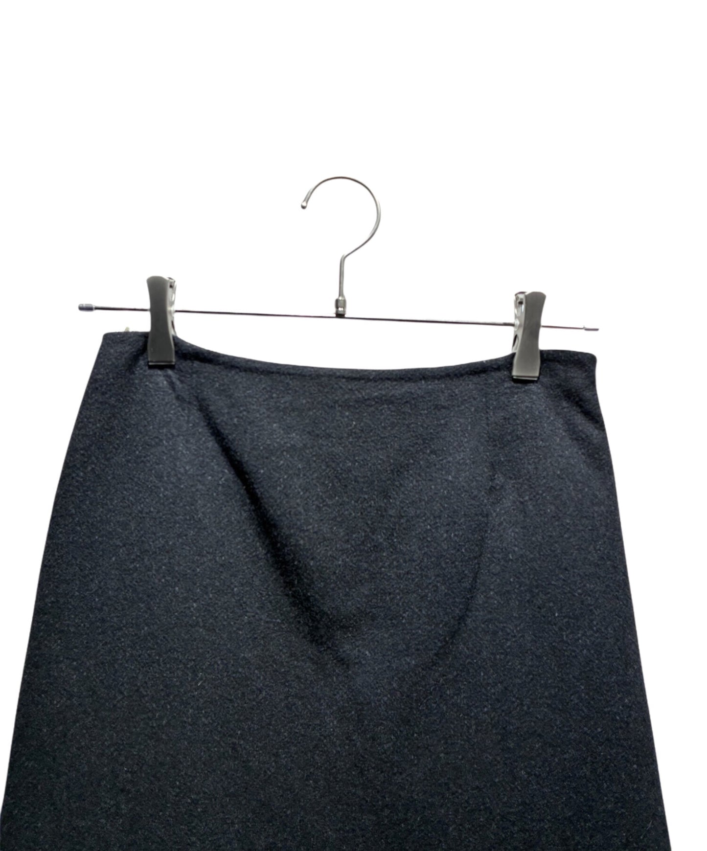 [Pre-owned] HERMES Cashmere blend double-faced skirt