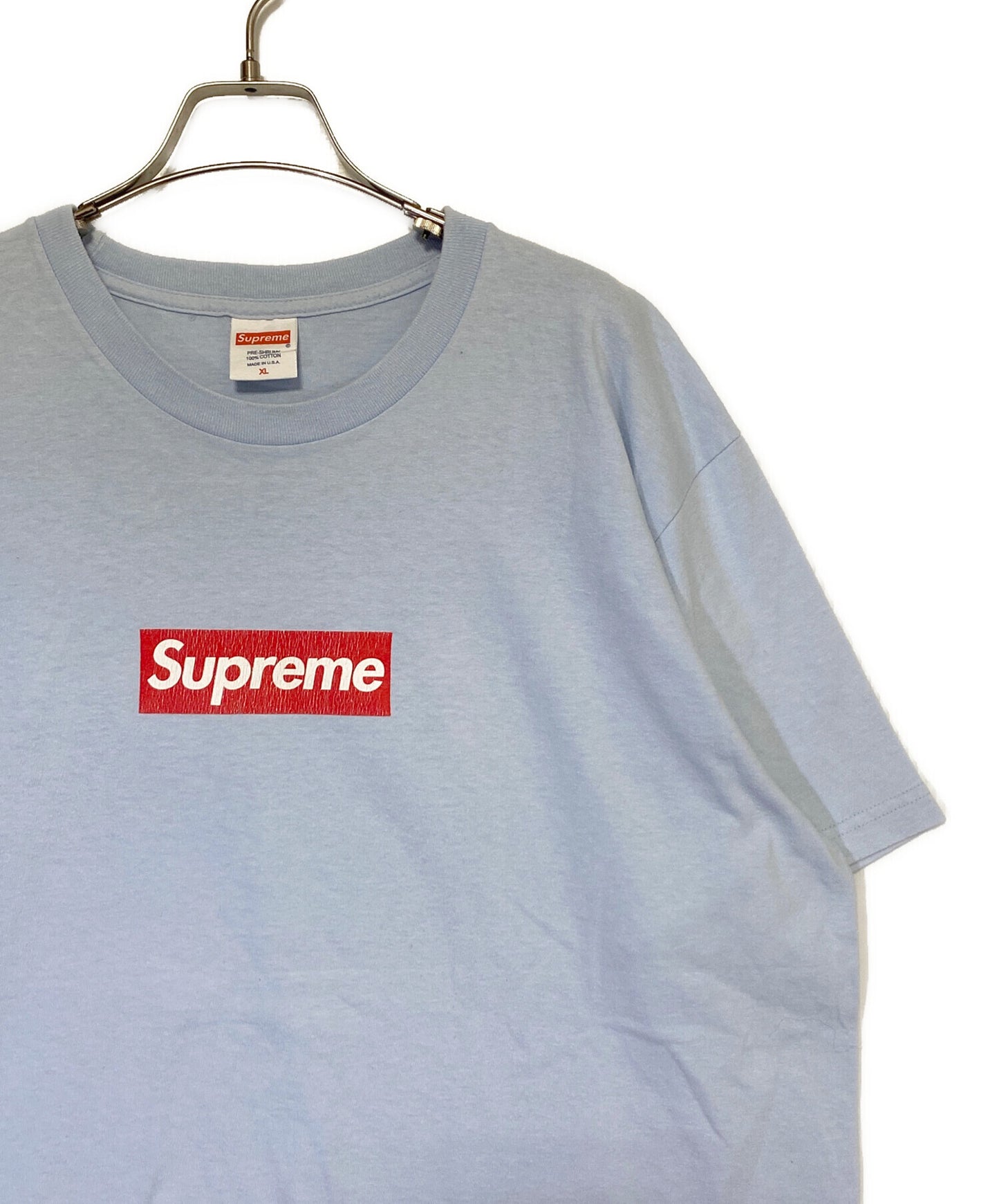 [Pre-owned] SUPREME 20th Anniversary BOX Logo Tee (20th Anniversary Box Logo Cut & Sew)