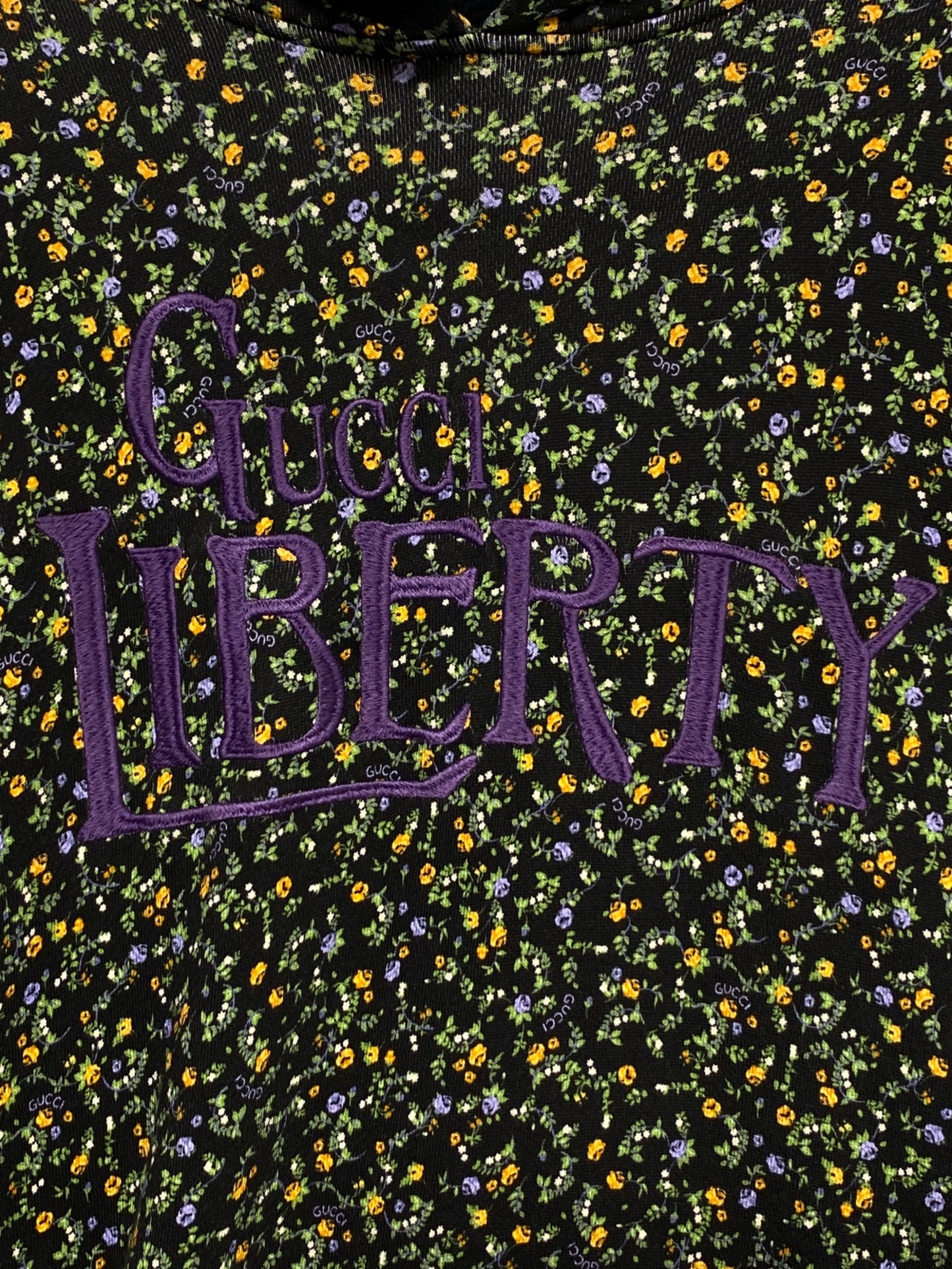 [Pre-owned] GUCCI Liberty Print Hoodie 642458 XJC00B