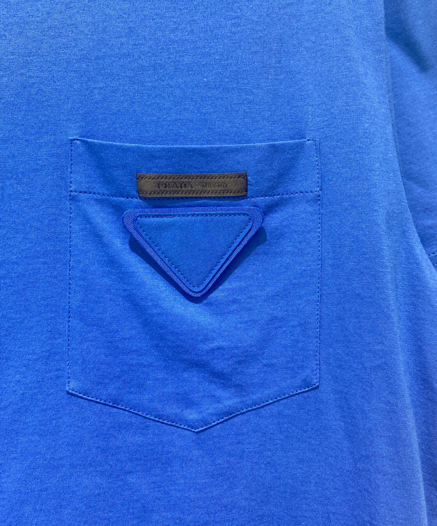 [Pre-owned] PRADA Triangle Logo Pocket T-Shirt UJN677 S202 1U0B