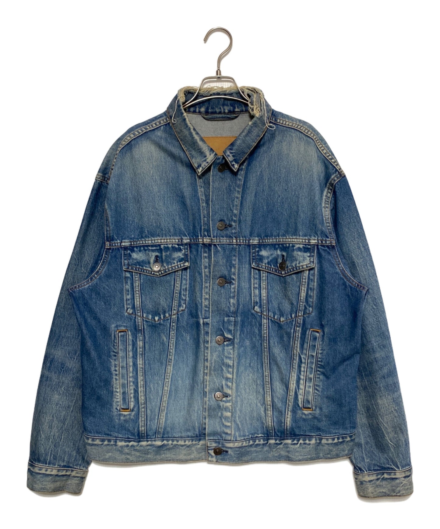 [Pre-owned] BALENCIAGA Denim Trucker Jacket 493609 TXE08