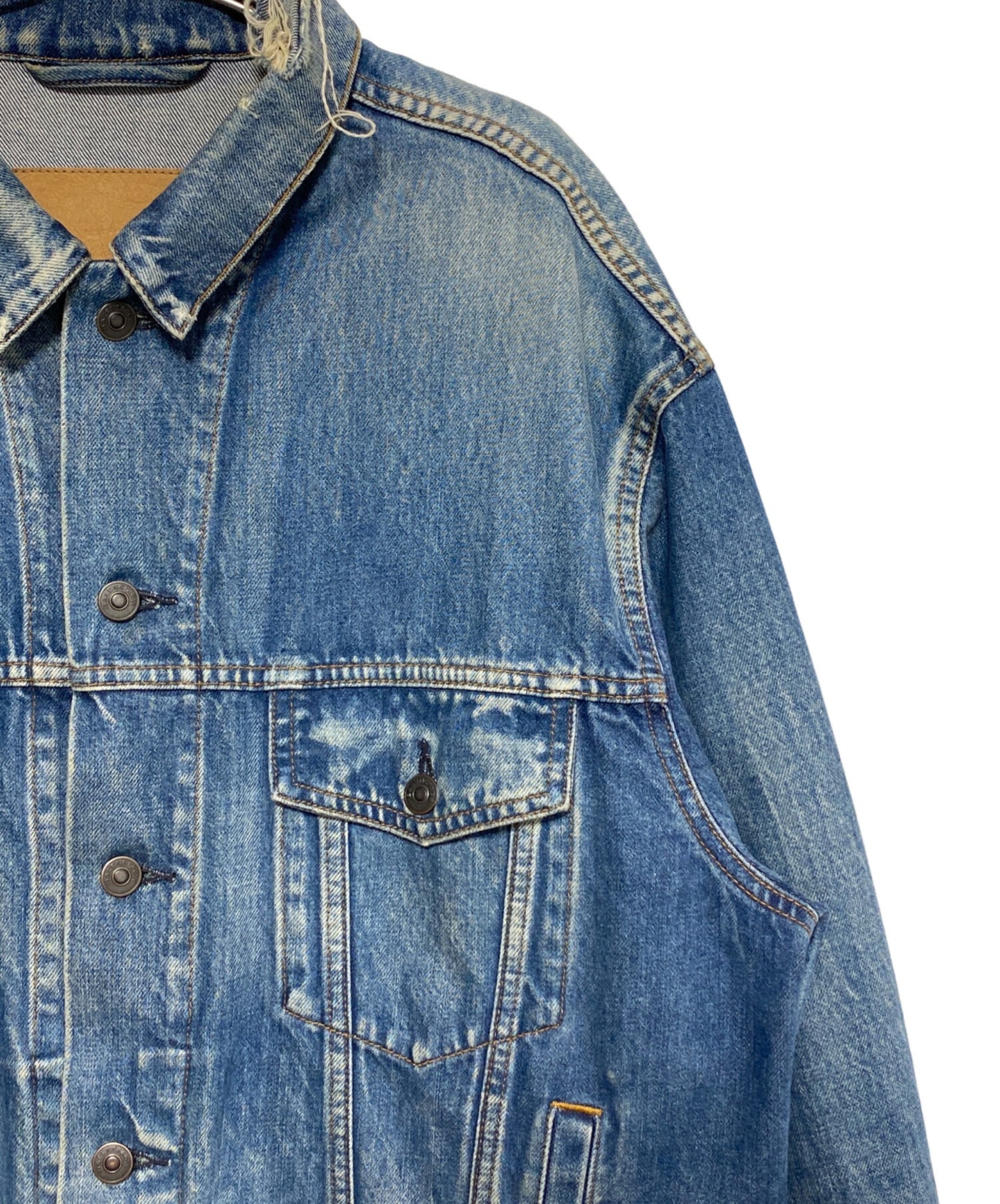 [Pre-owned] BALENCIAGA Denim Trucker Jacket 493609 TXE08