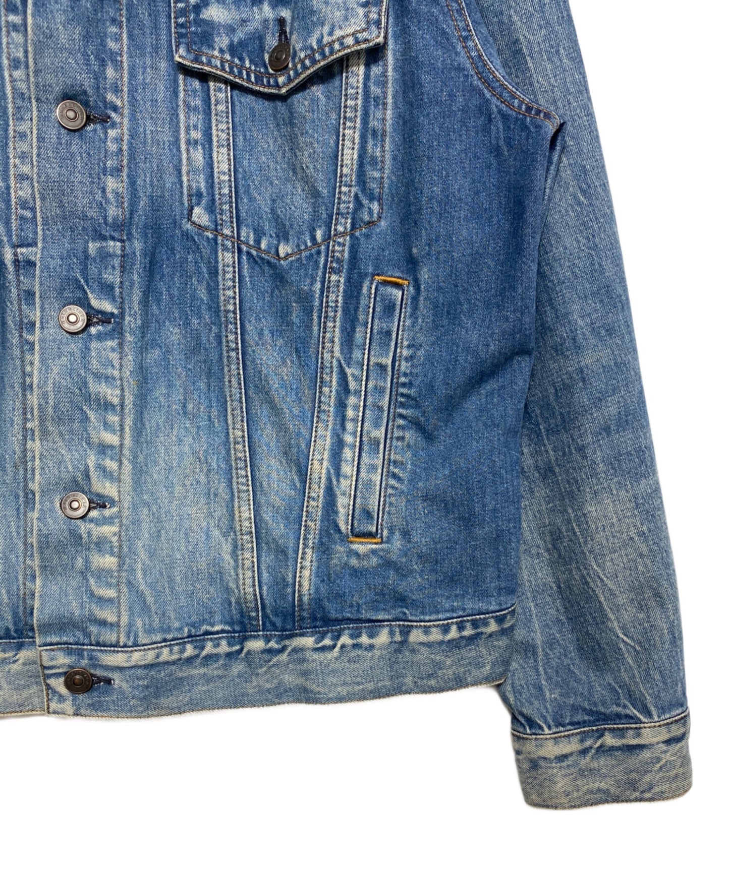 [Pre-owned] BALENCIAGA Denim Trucker Jacket 493609 TXE08