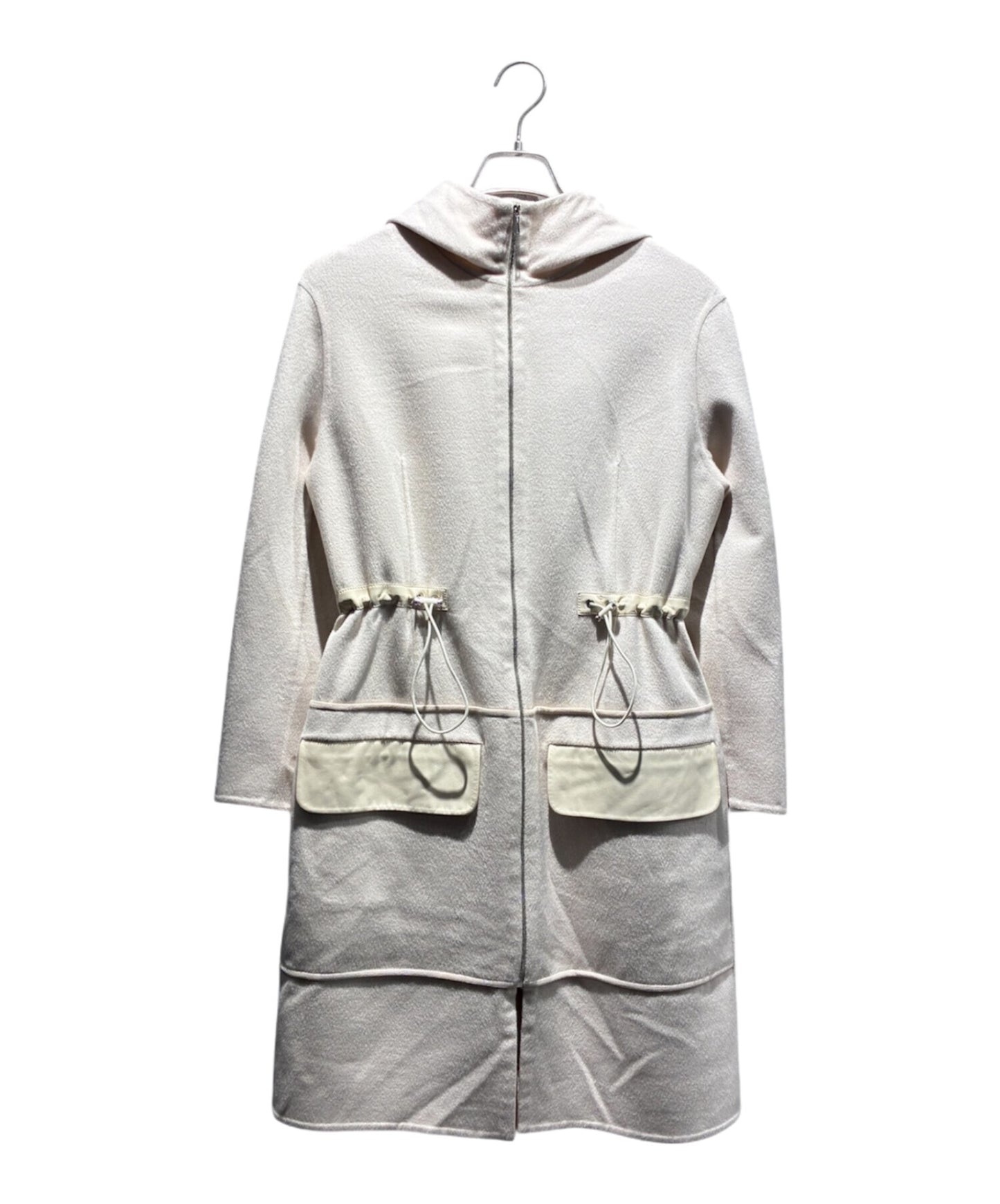 [Pre-owned] HERMES Cashmere Hooded Coat 06 76-7116