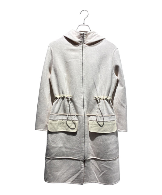 [Pre-owned] HERMES Cashmere Hooded Coat 06 76-7116