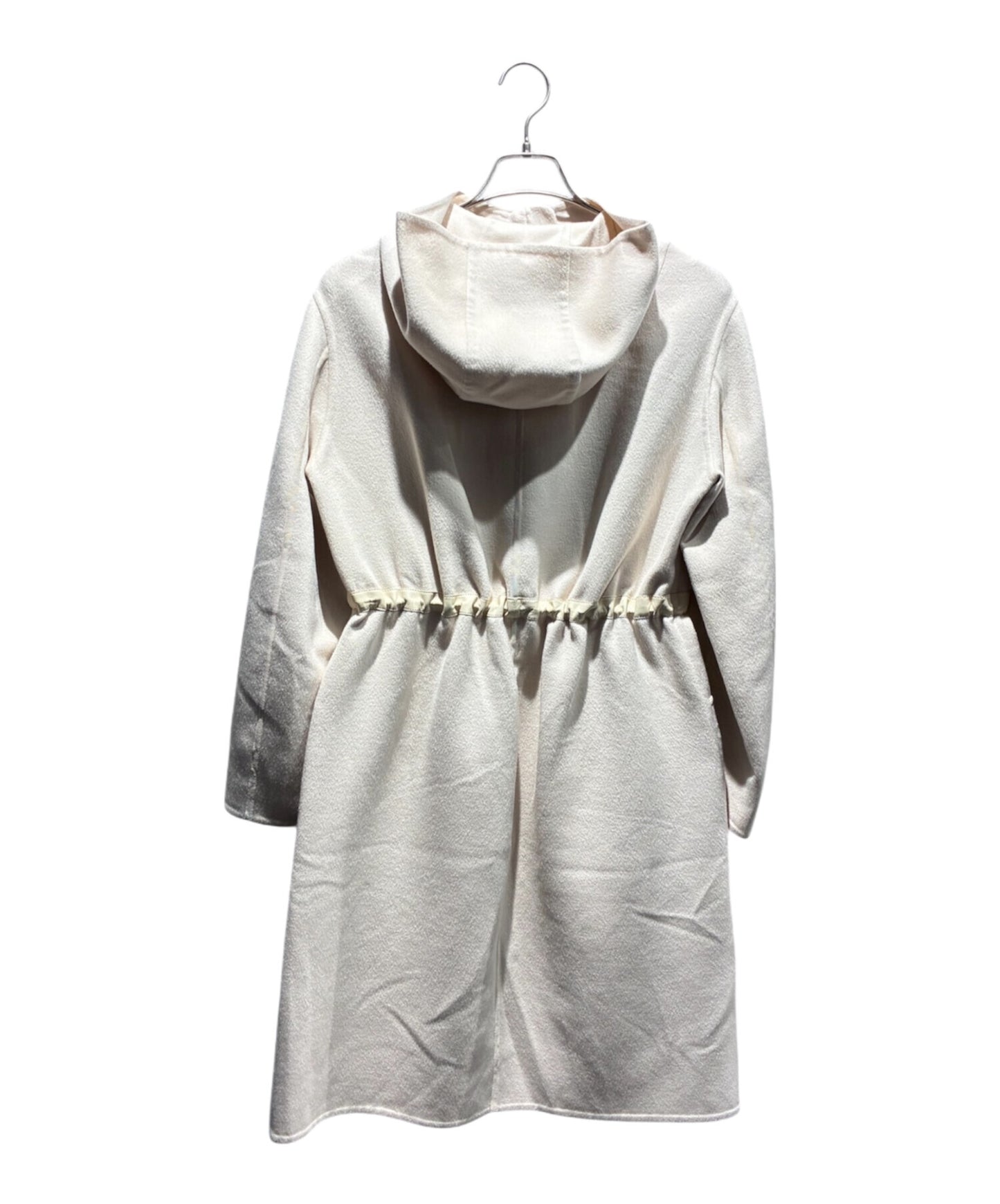 [Pre-owned] HERMES Cashmere Hooded Coat 06 76-7116