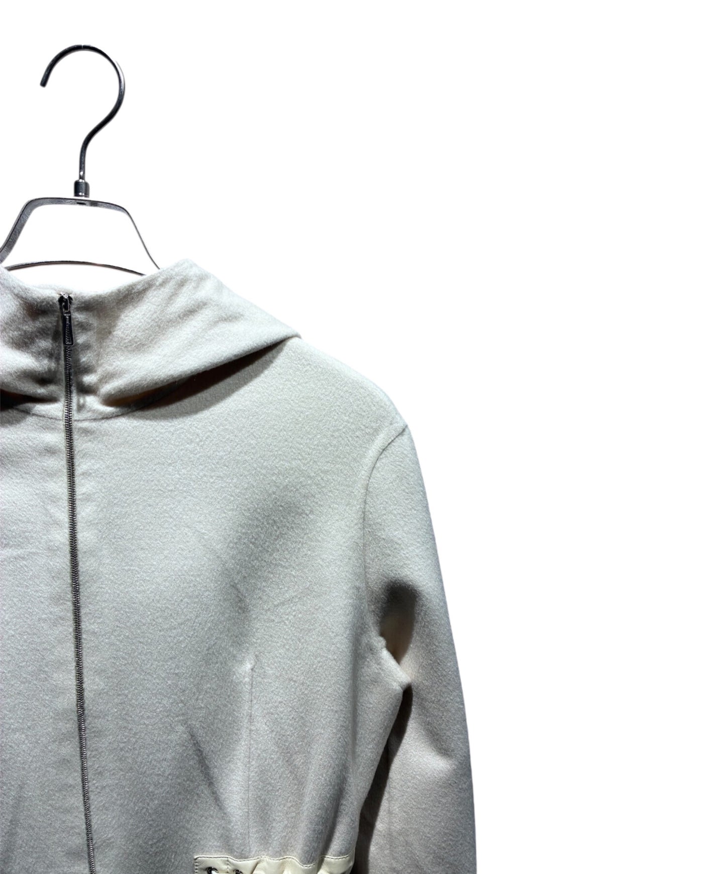 [Pre-owned] HERMES Cashmere Hooded Coat 06 76-7116