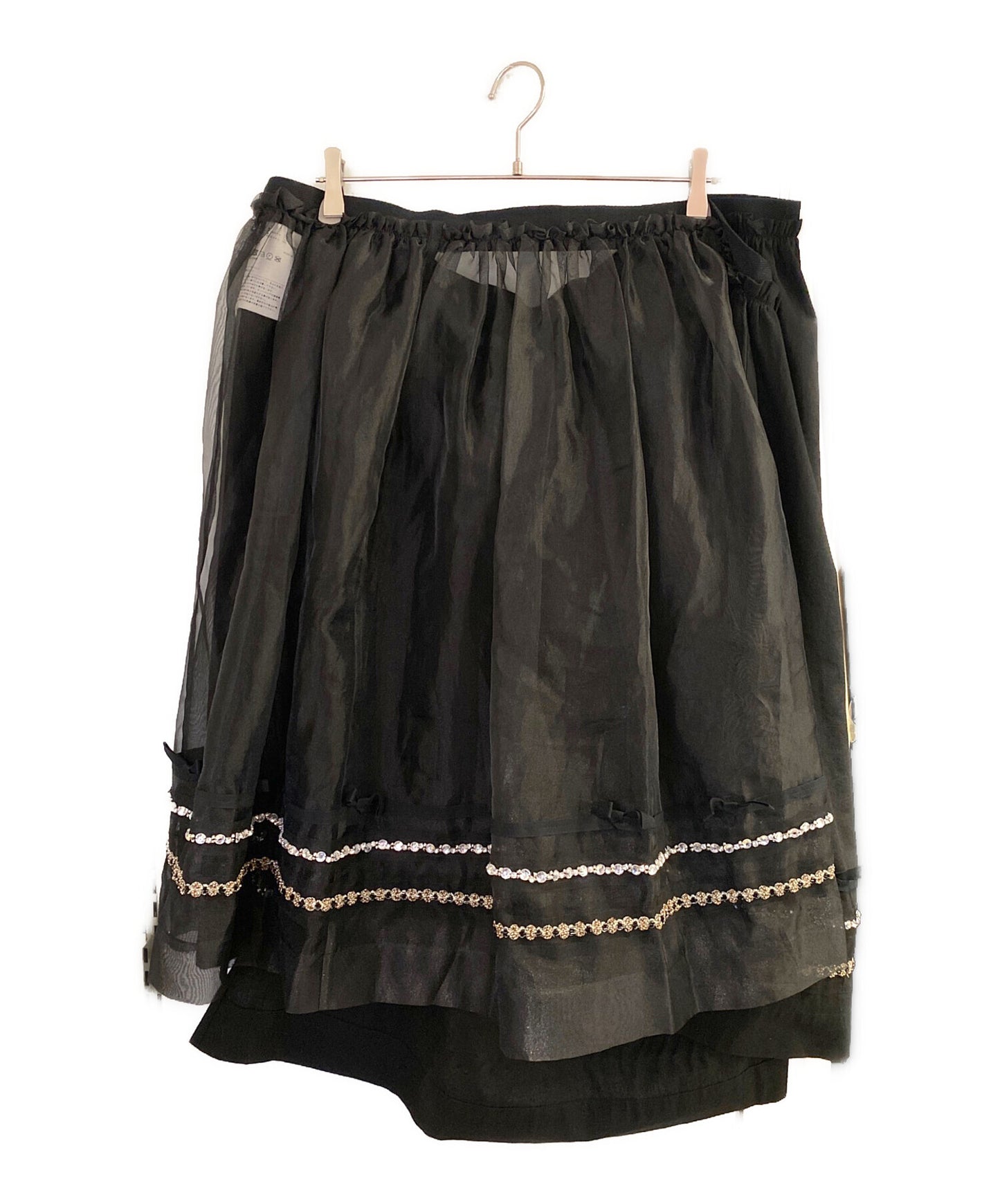 [Pre-owned] tricot COMME des GARCONS Ornamental wrap skirt TB-S205/AD2018
