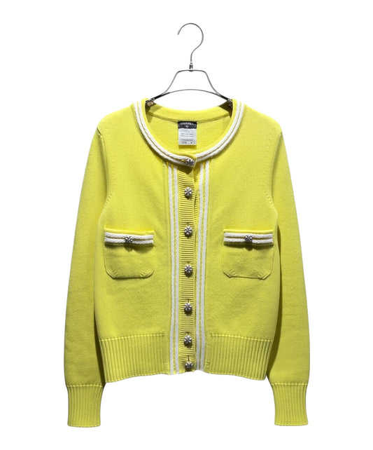 [Pre-owned] CHANEL Coco Button Cashmere Cardigan / Coco Mark / Knit Cardigan / Cashmere / P43020K04355 P43020K04355: circa 2012