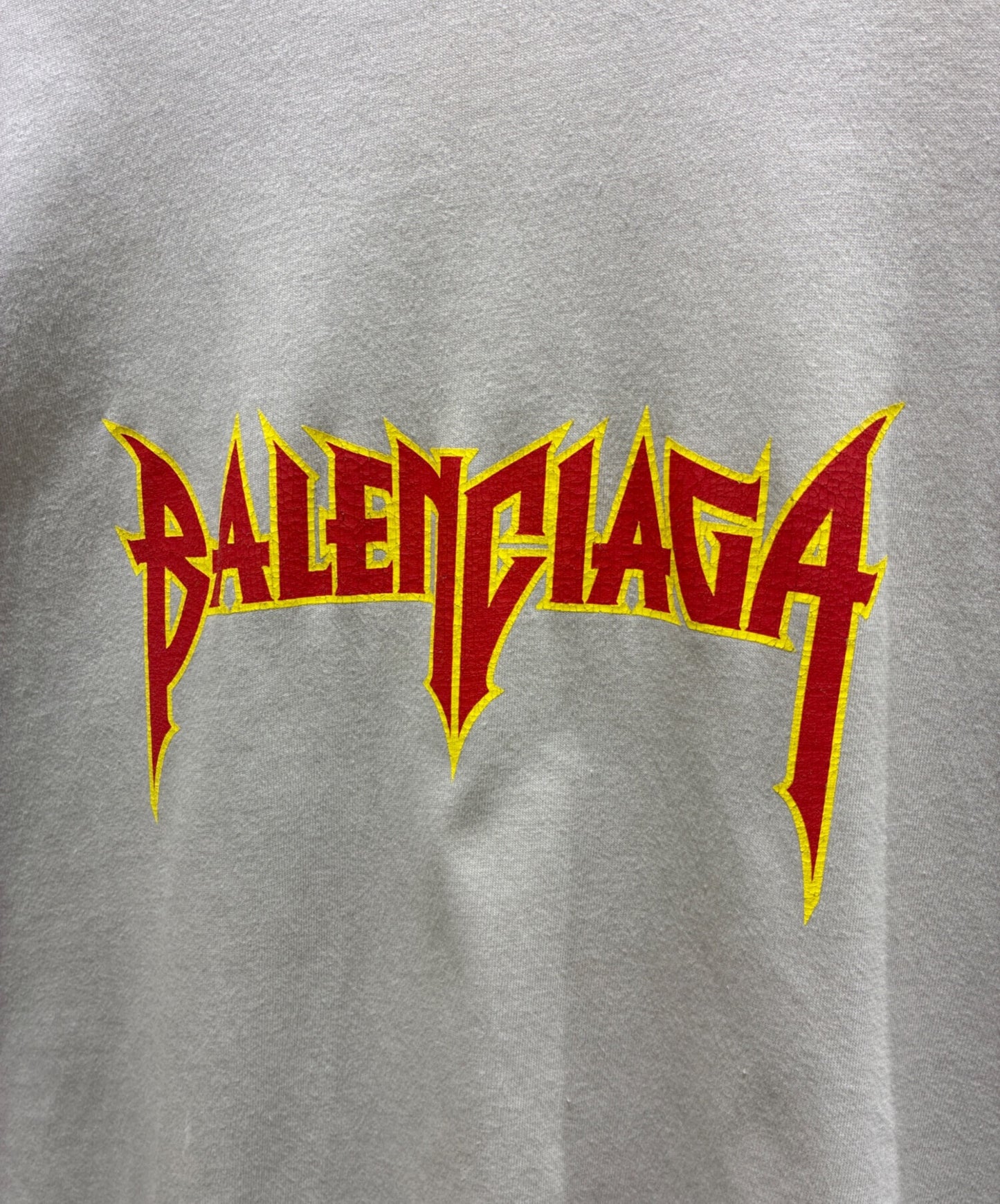 [Pre-owned] BALENCIAGA Damaged T-shirts/Cut & sewn/Logo T-shirts/Logo cut & sewn 694576 TMV88