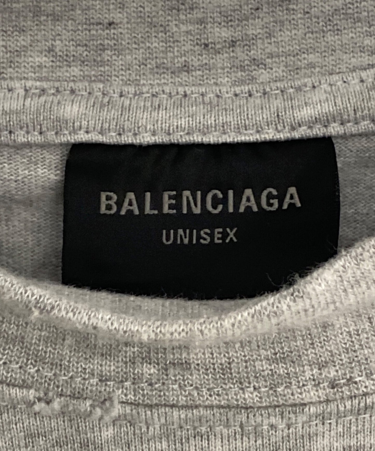 [Pre-owned] BALENCIAGA Damaged Logo T-Shirt 739028 TPVD5