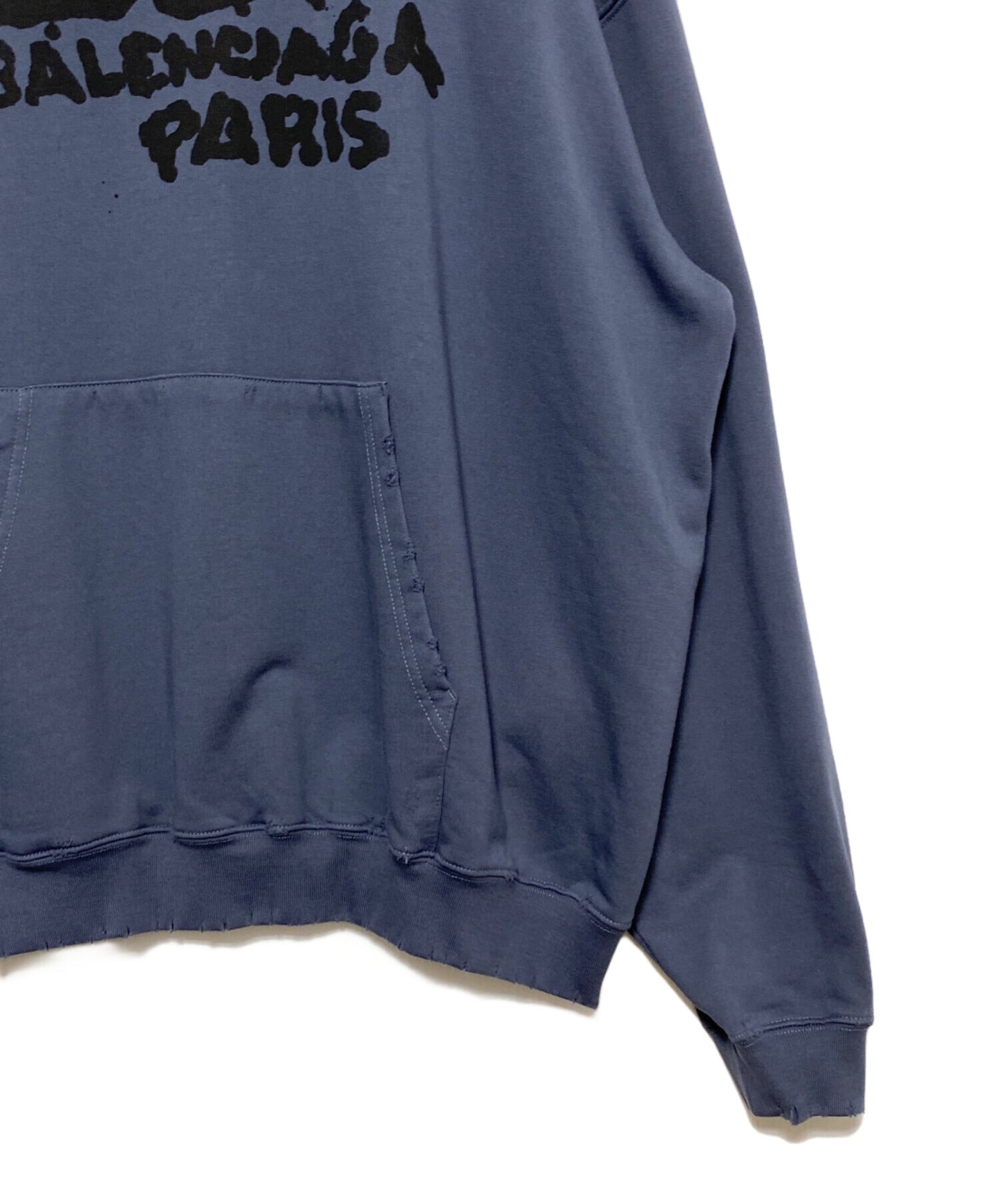 [Pre-owned] BALENCIAGA Hand Drawn BB Icon Hoodie 620973 TNVQ1