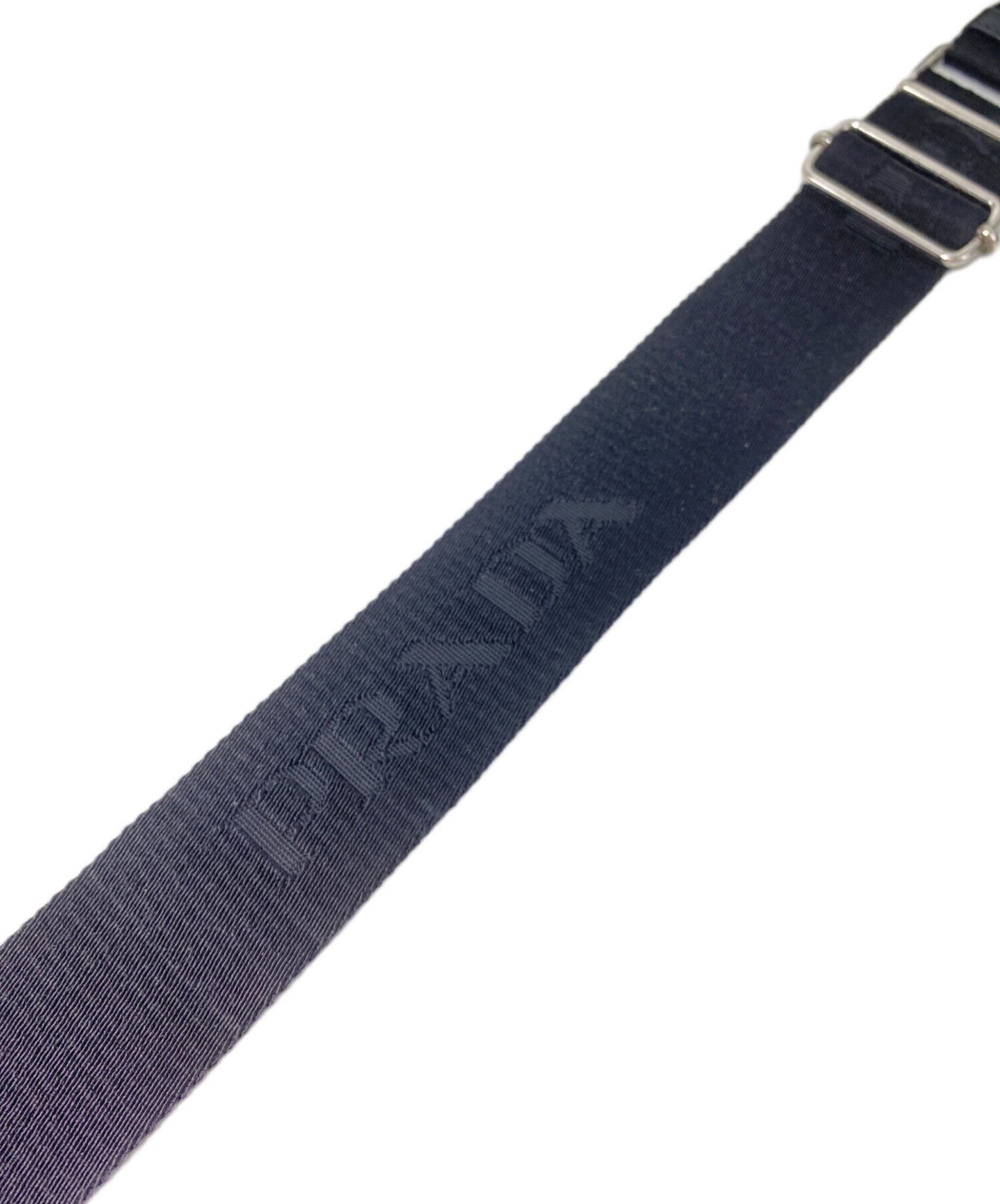 [Pre-owned] PRADA Triangle Logo Plate Nylon Shoulder Bag