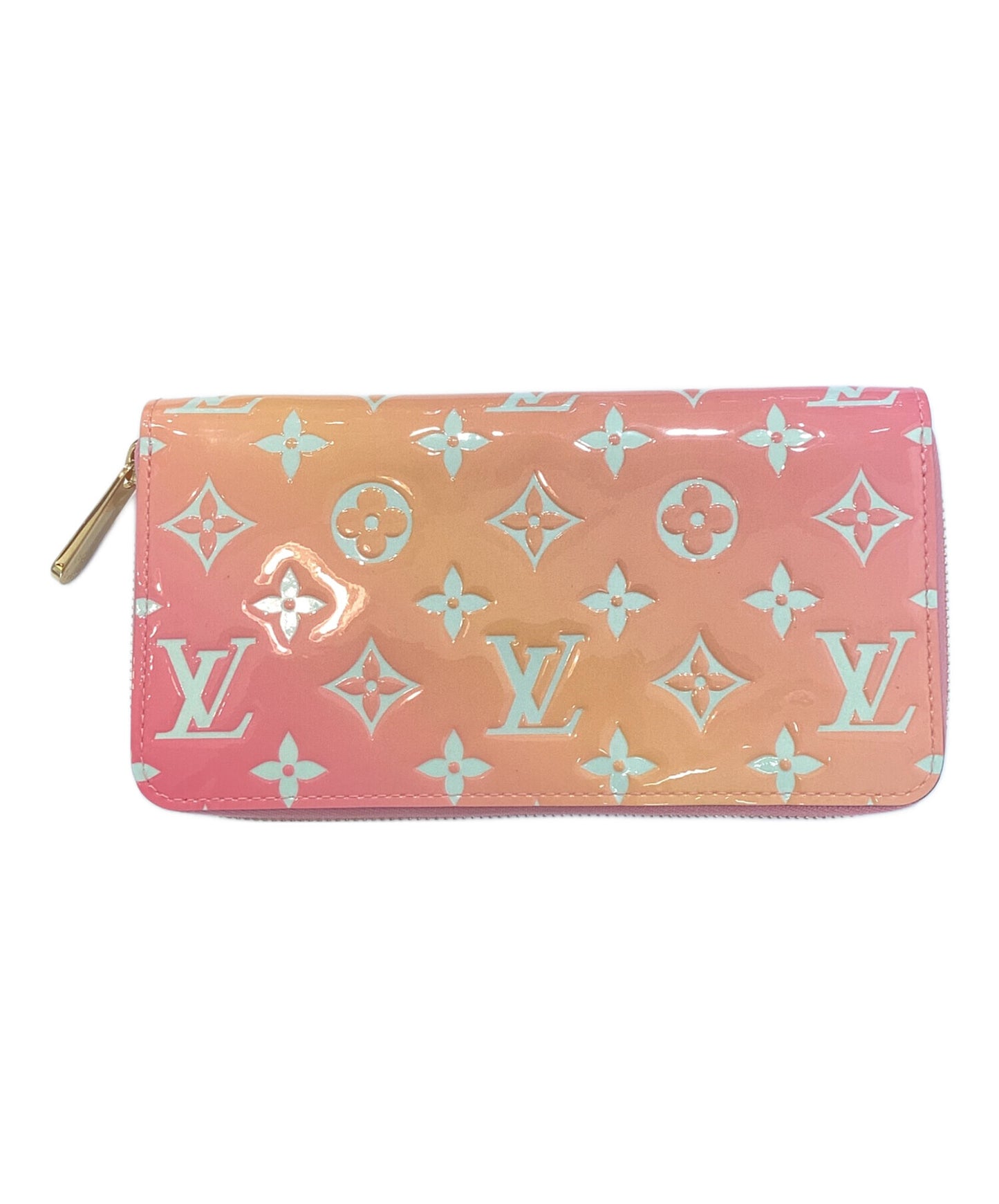 [Pre-owned] LOUIS VUITTON Zippy Wallet Sunrise Gradient M64158.