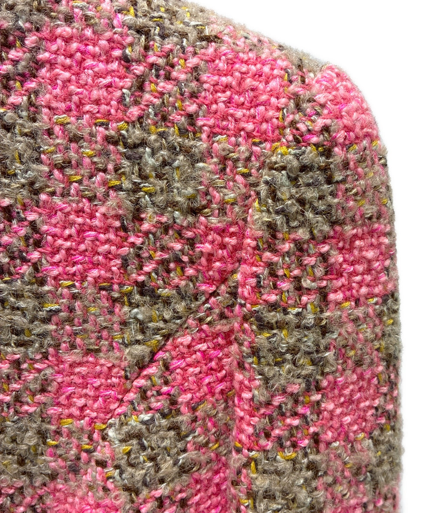 [Pre-owned] CHANEL Tweed jacket / Check / Coco button P73645V65301:2022