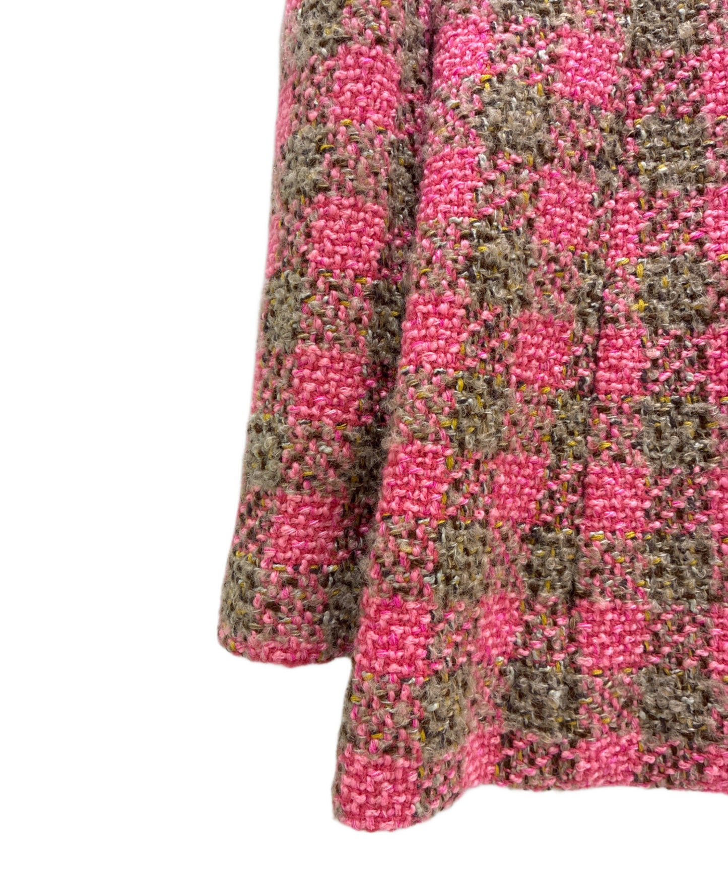 [Pre-owned] CHANEL Tweed jacket / Check / Coco button P73645V65301:2022