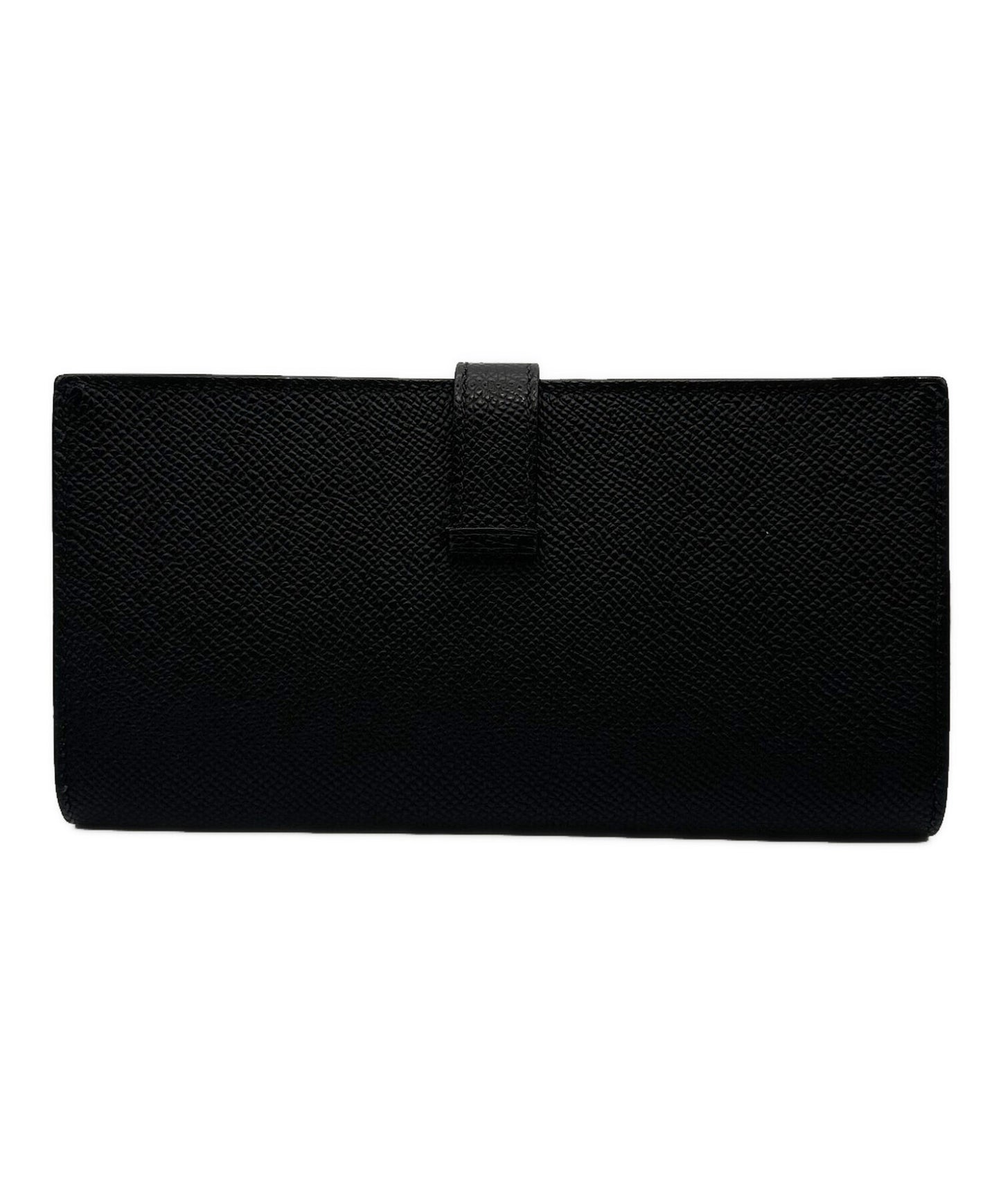 [Pre-owned] HERMES Behrn Souffle / Long Wallet / Bifold Wallet / Gold Hardware